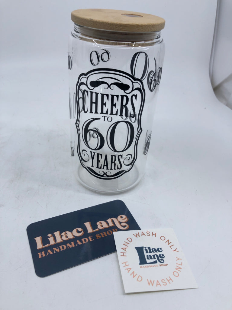NEW CHEERS 60 GLASS TUMBLER.