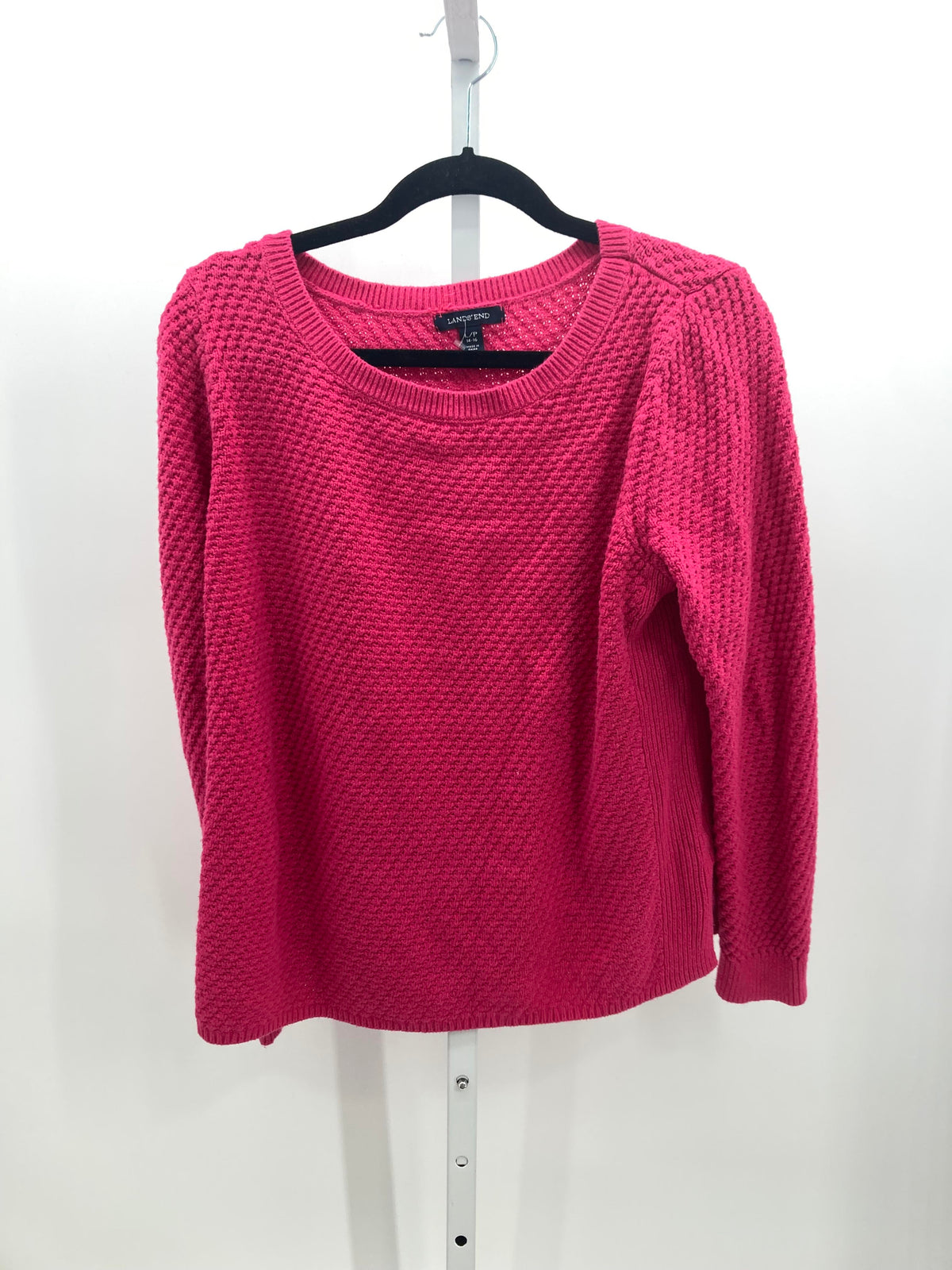 Lands End Size Large Petite Petite Long Slv Sweater