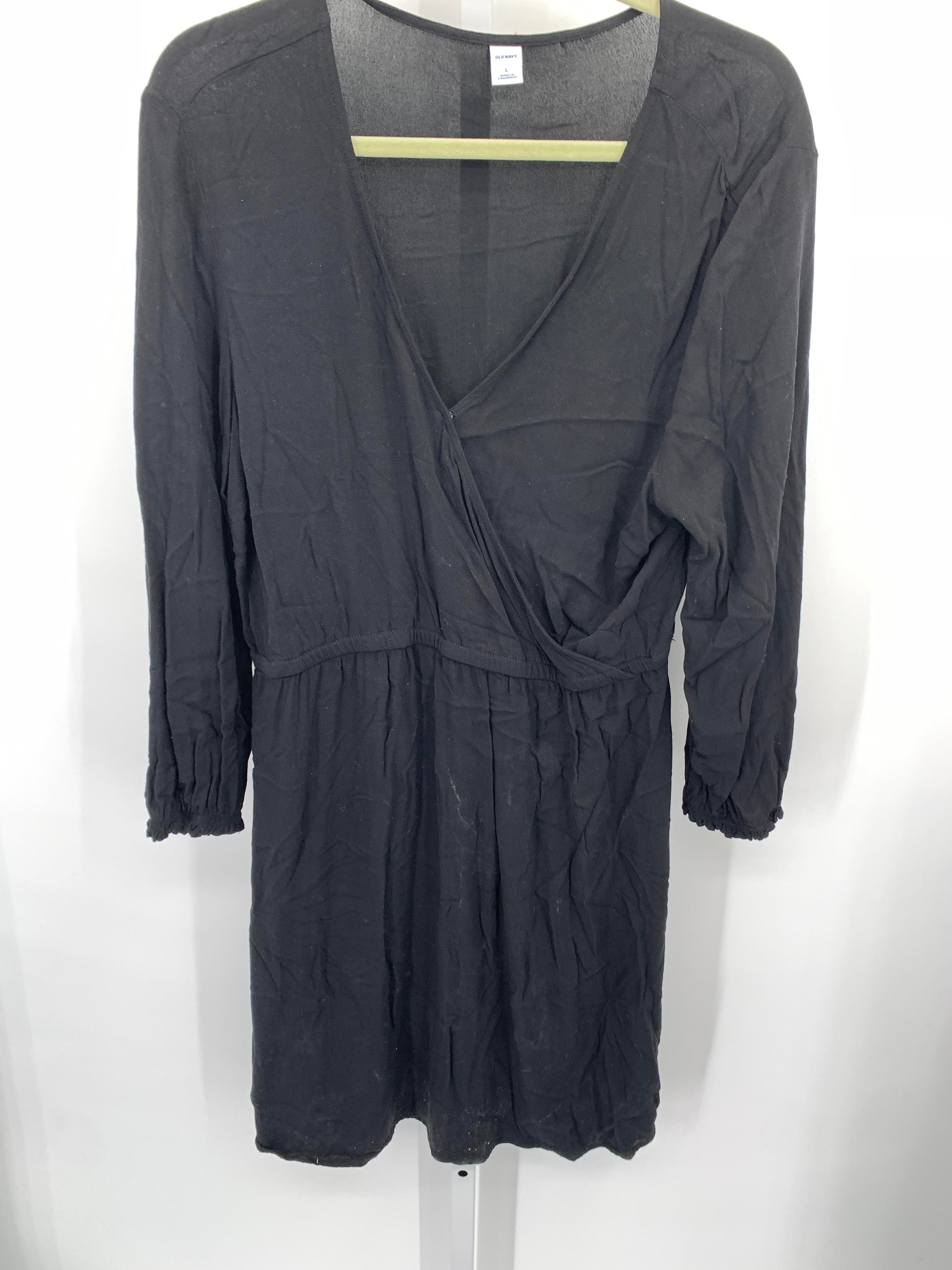 Old Navy Size Large Misses Long Sleeve Dress