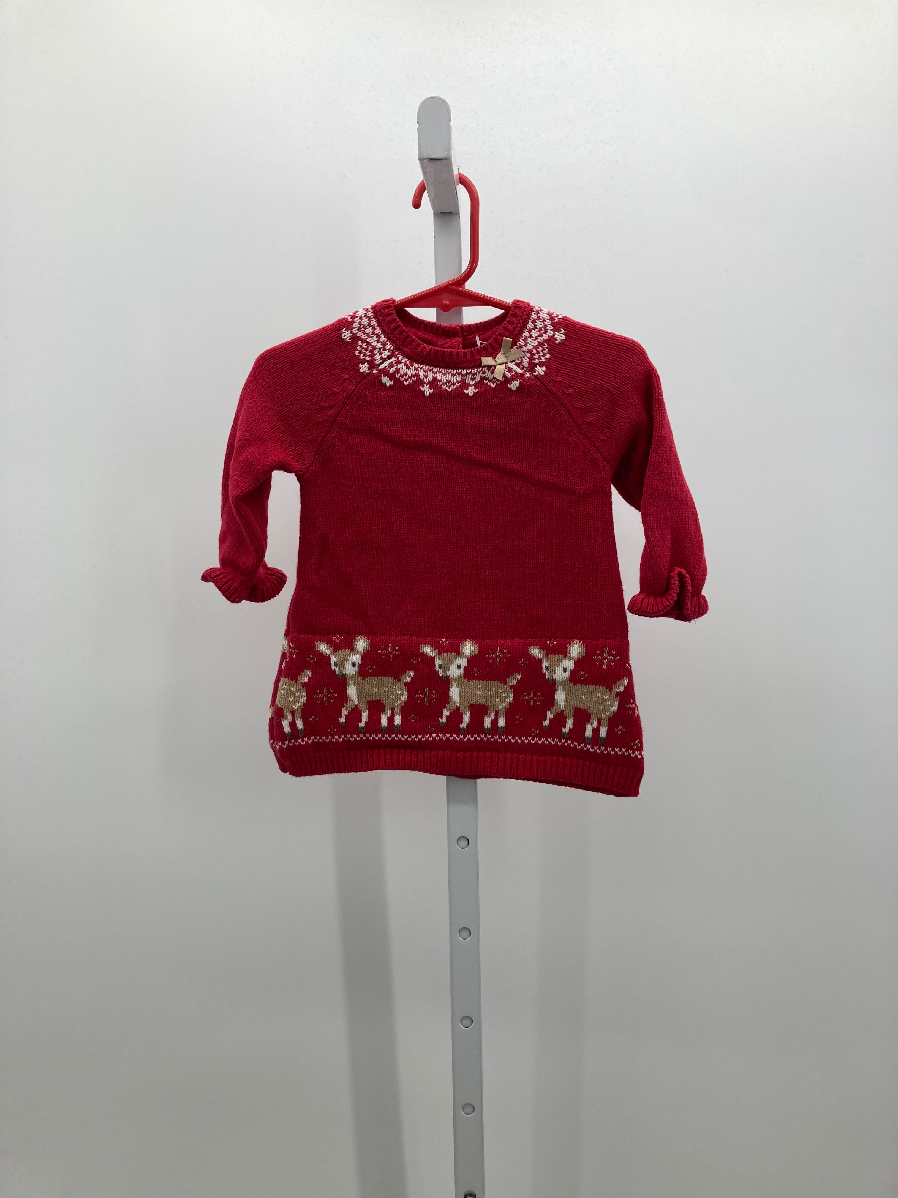 LONG SLV DRESS REINDEER