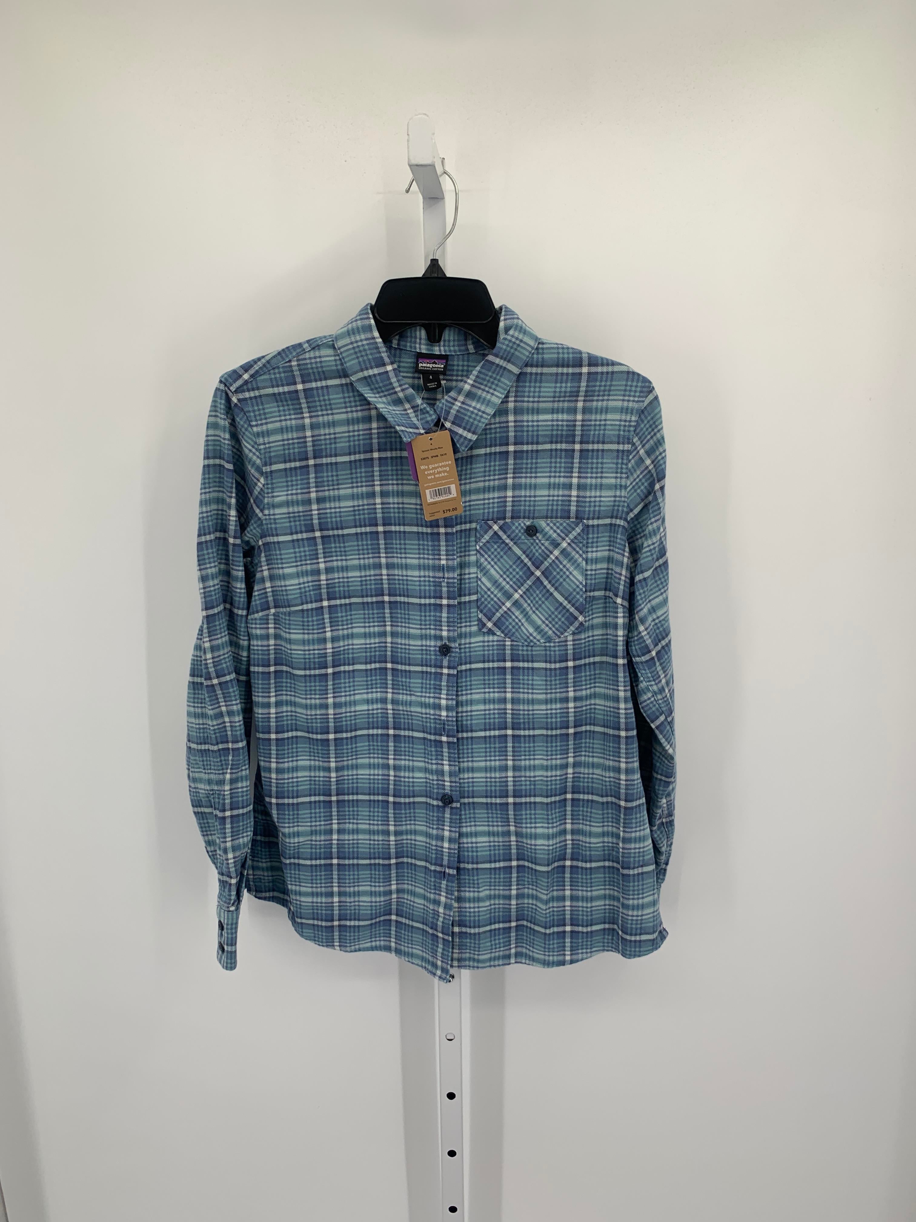 Patagonia Size 4 Misses Long Sleeve Shirt