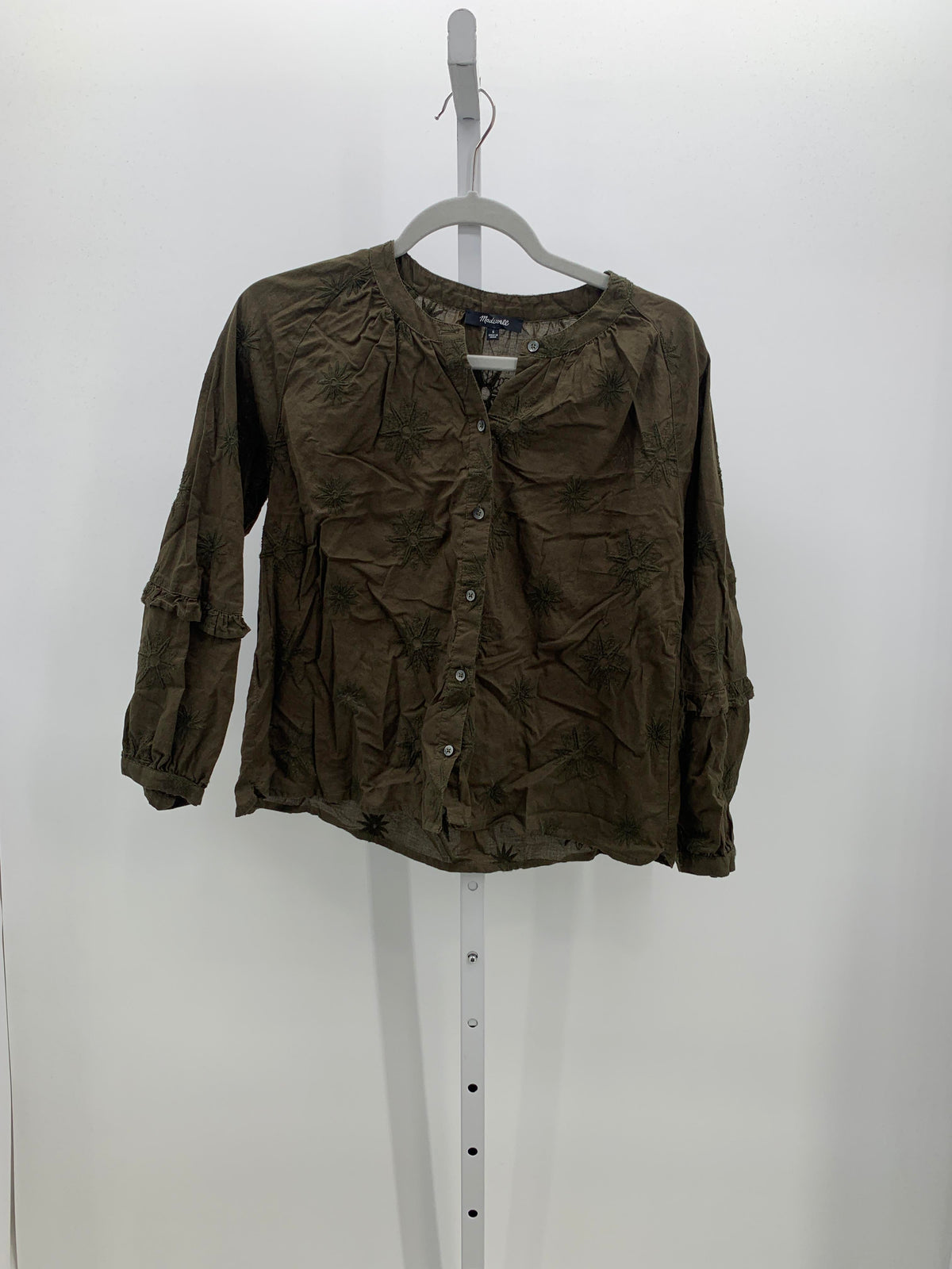 Madewell Size Small Misses Long Sleeve Shirt