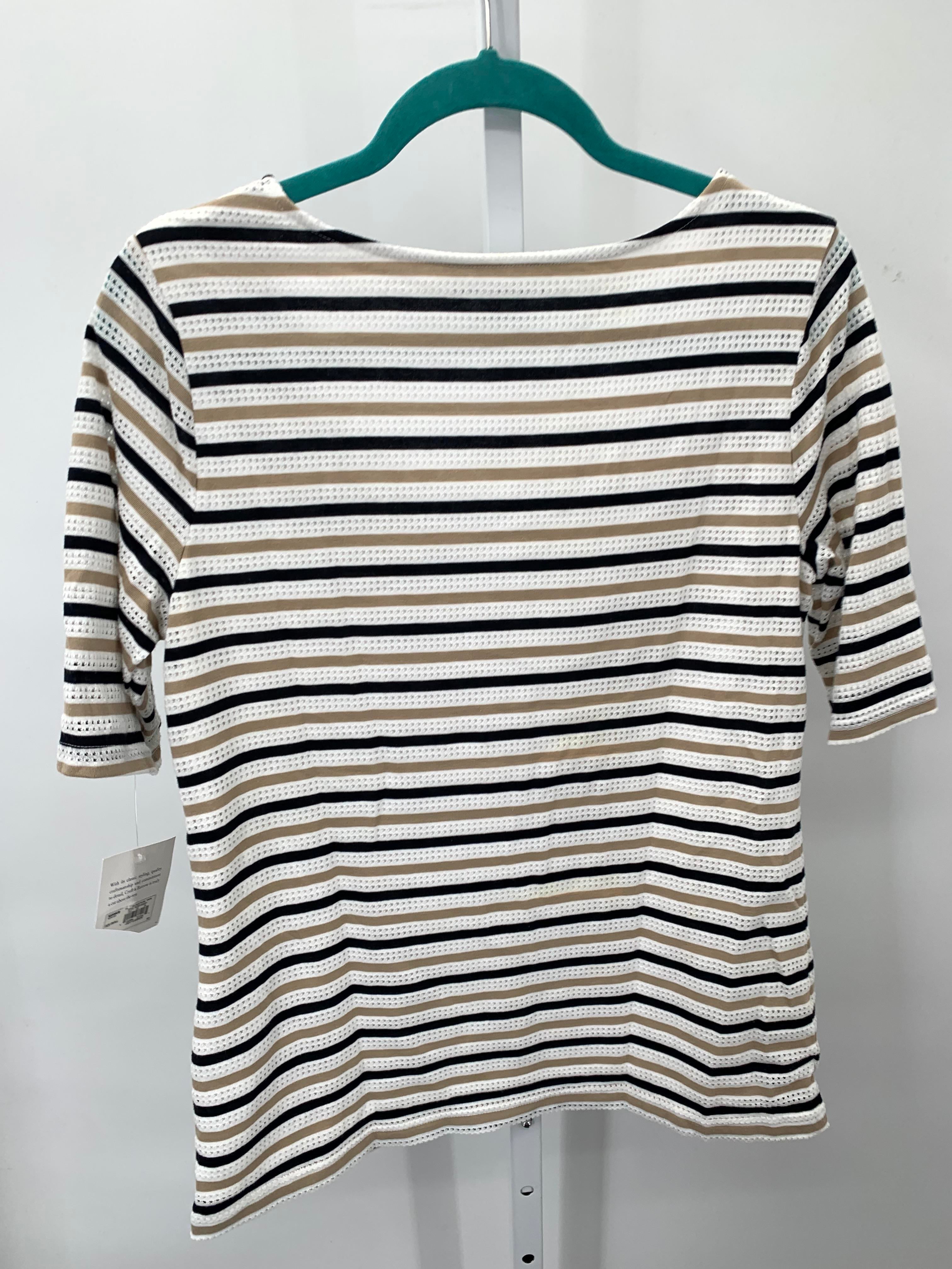 Croft & Barrow Size Small Misses Short Sleeve Shirt