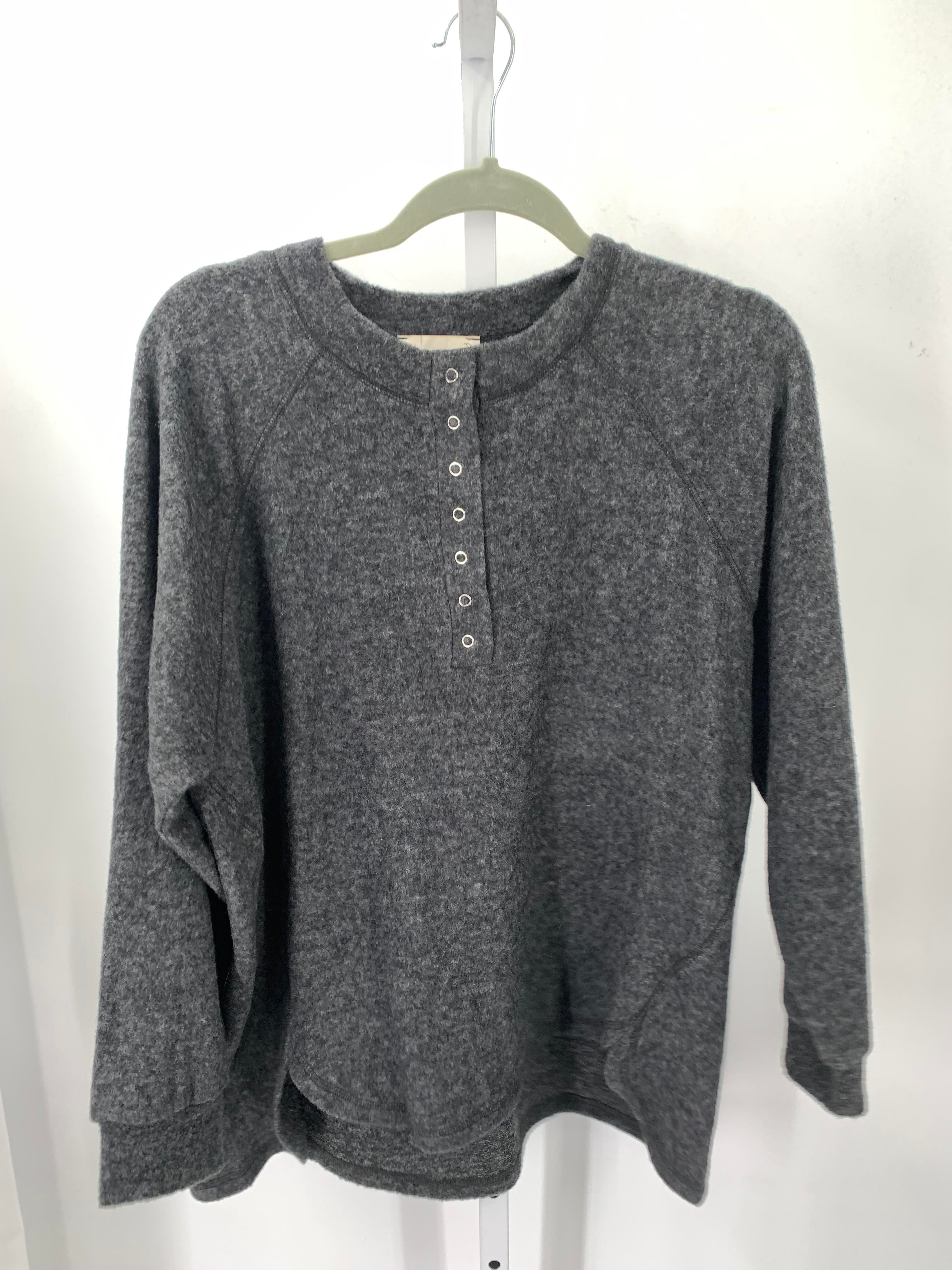 Zenana Size Small Misses Long Sleeve Shirt