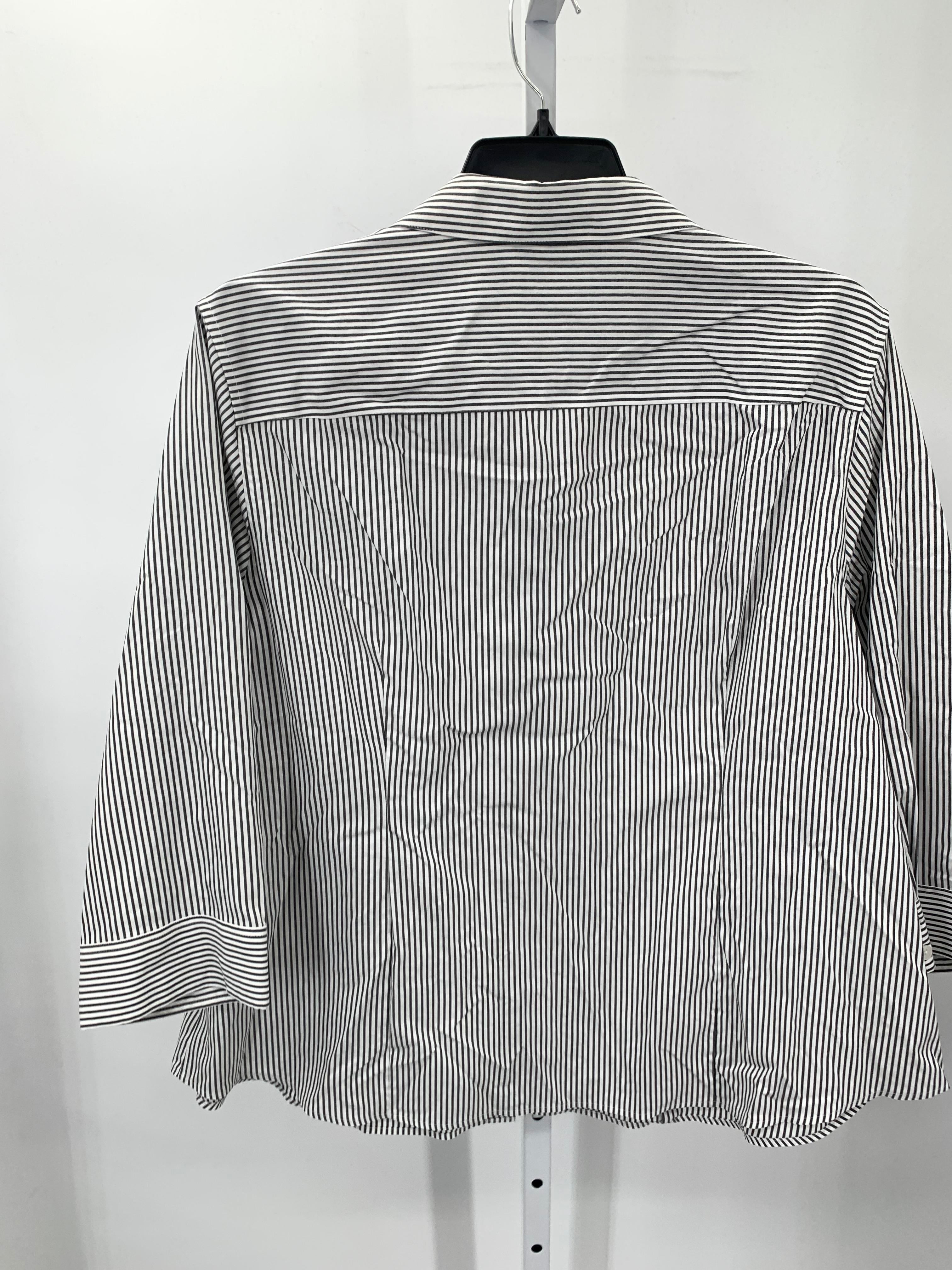 Jones New York Size 3X Womens 3/4 Sleeve Shirt