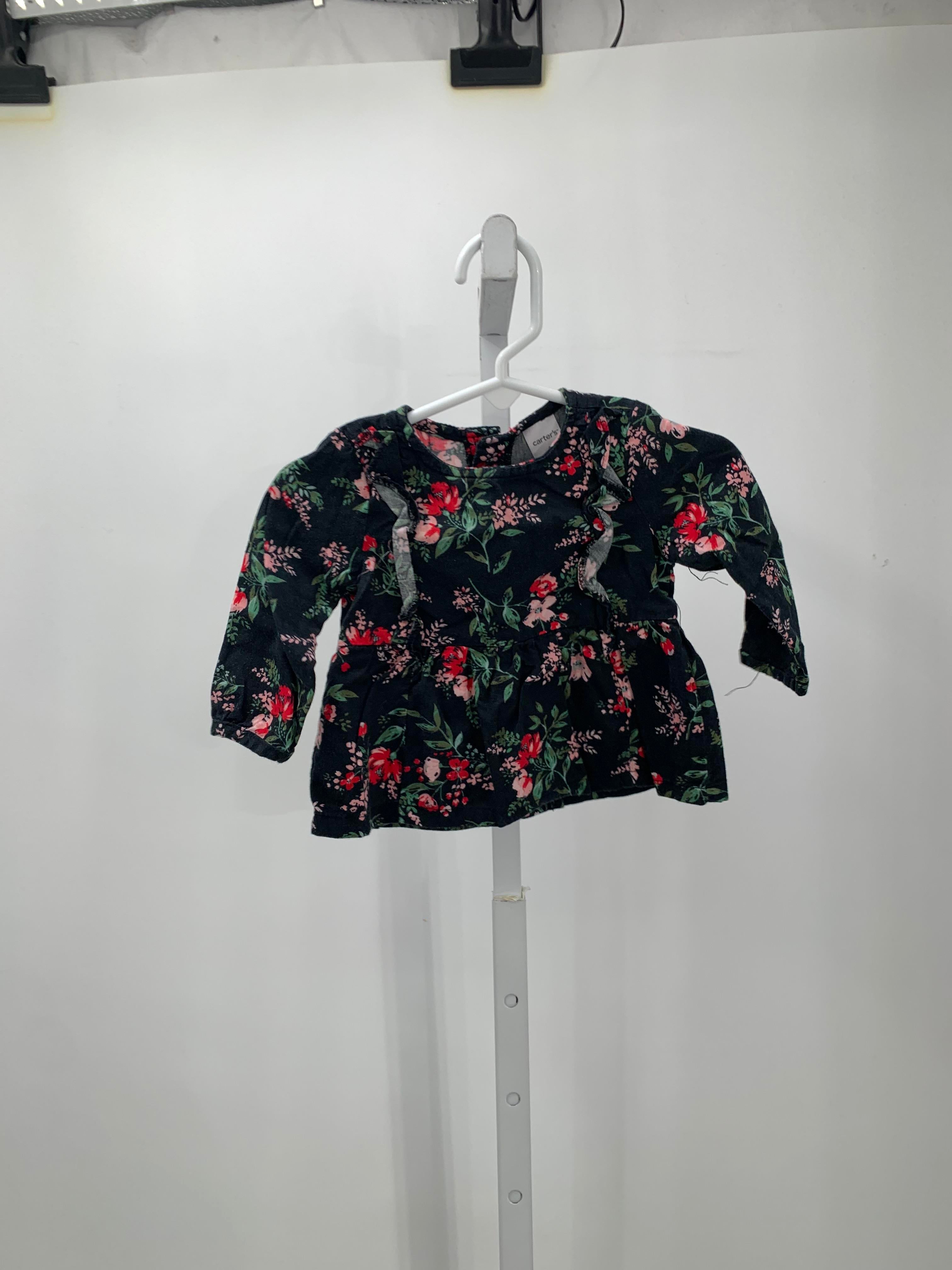 Carters Size 6 Months Girls Long Sleeve Shirt