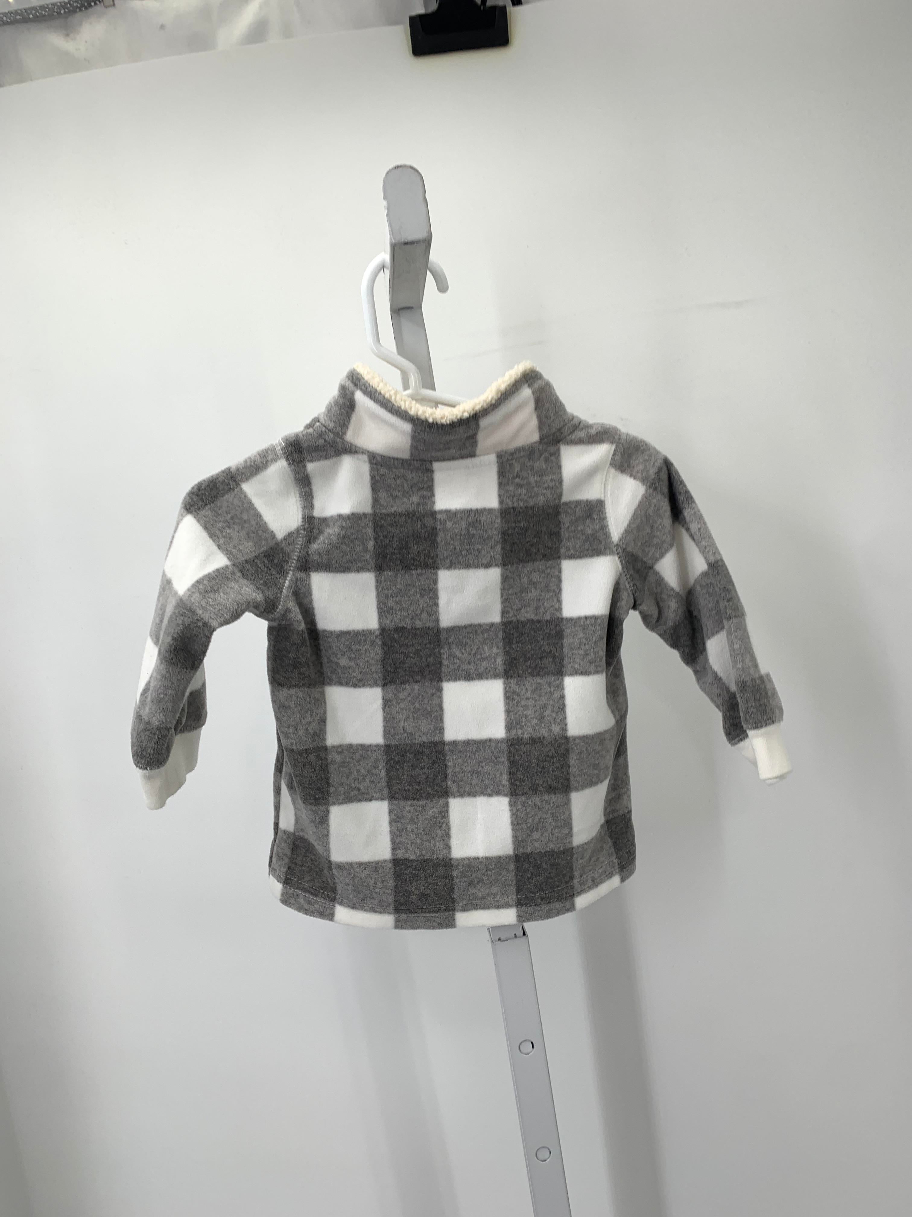 WHITE PLAID FLEECE