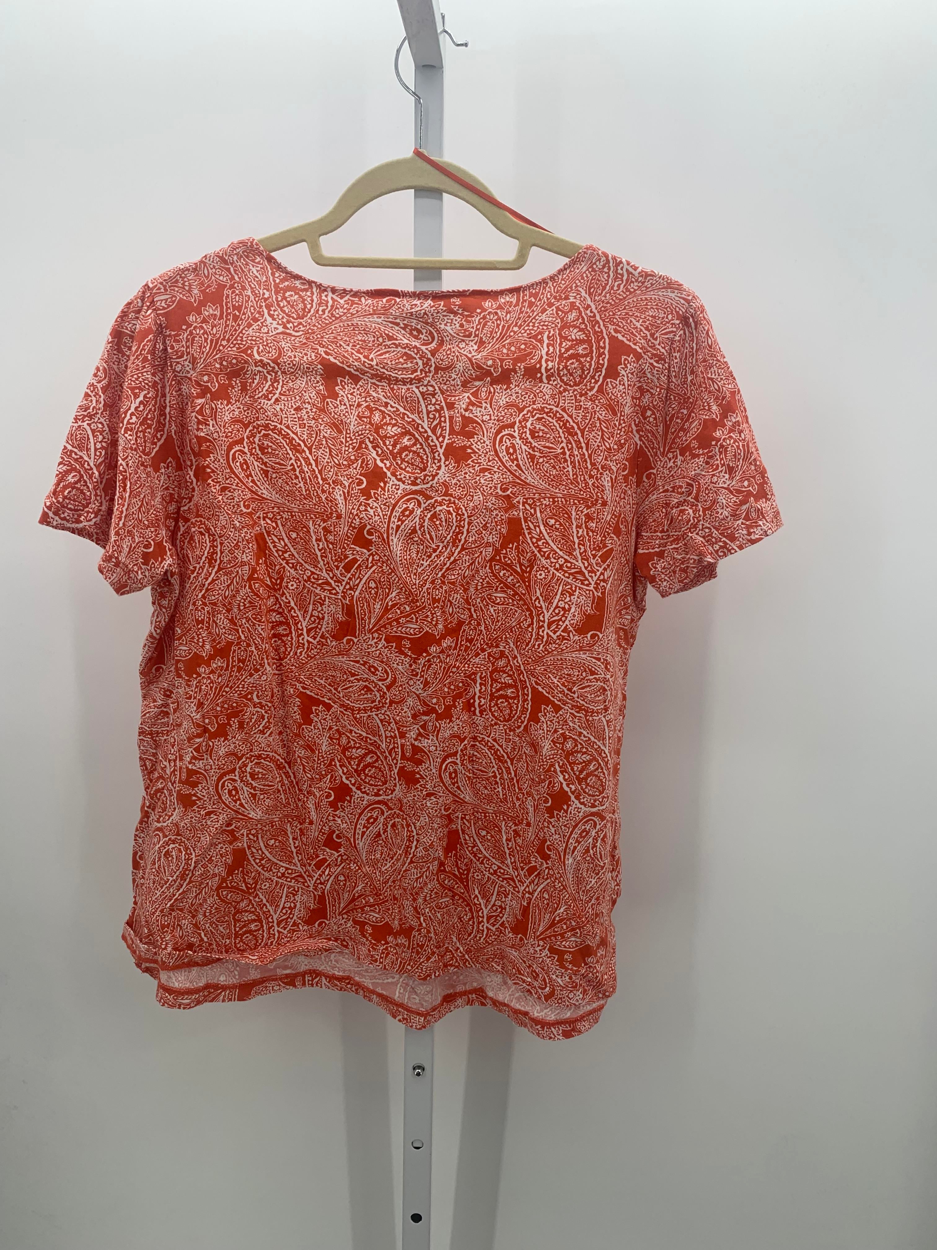 Jones New York Size 1X Womens Short Sleeve Shirt