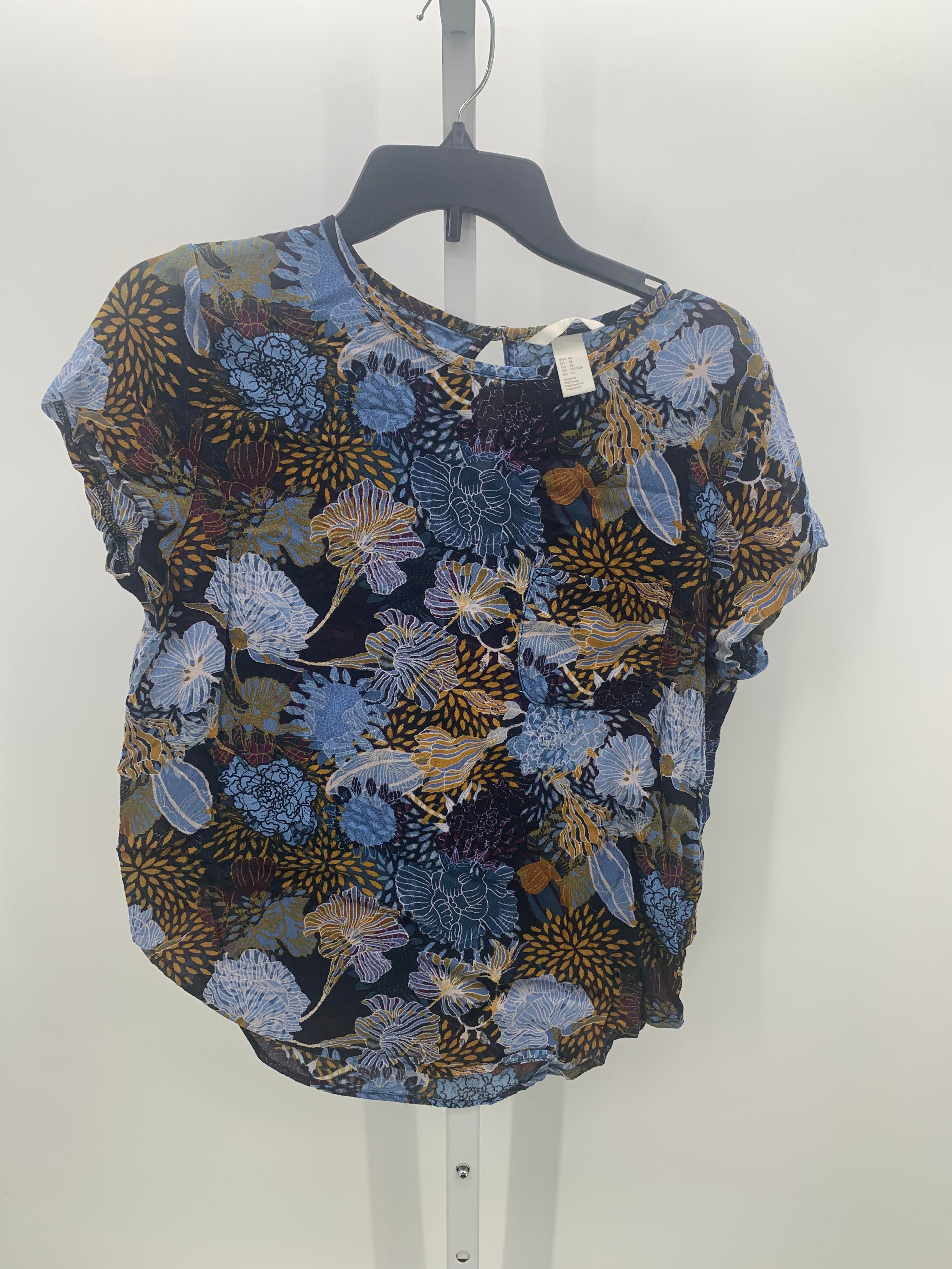 H&M Size 10 Misses Short Sleeve Shirt