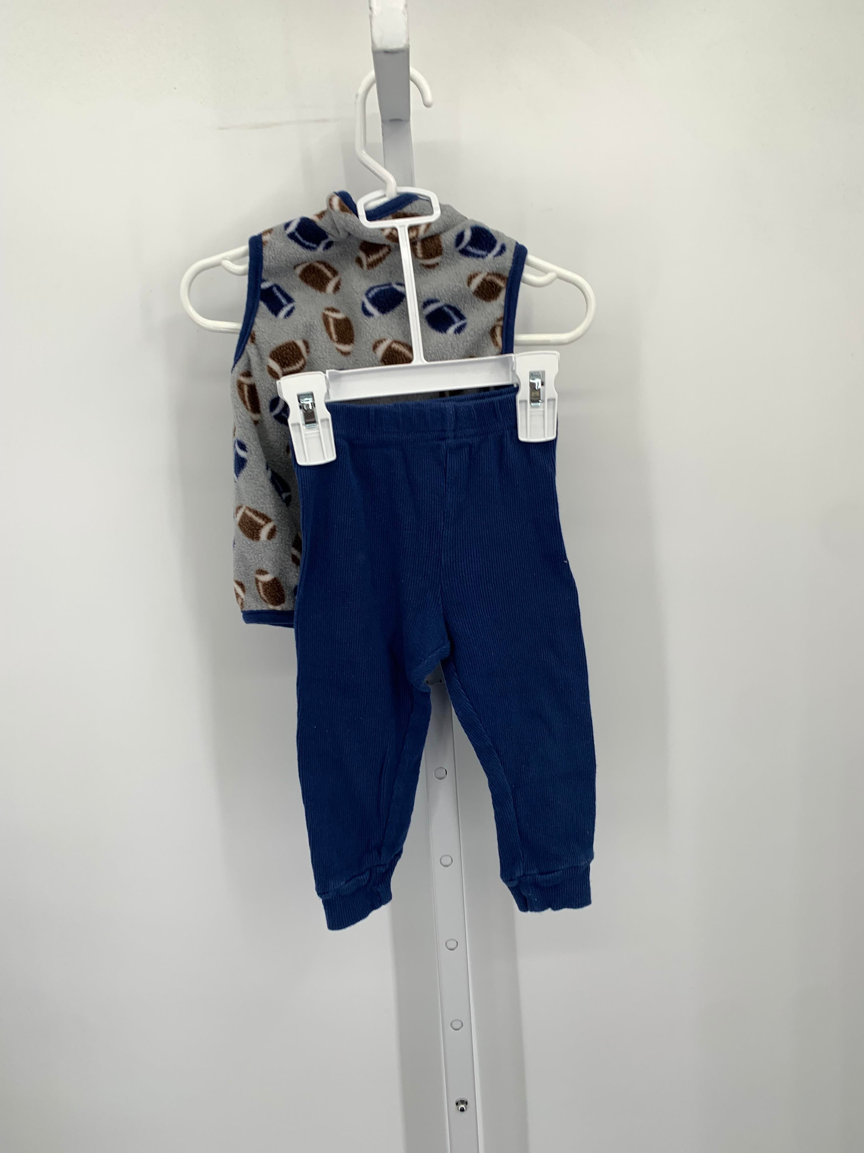 FOOTBALLS FLEECE VEST AND PANTS