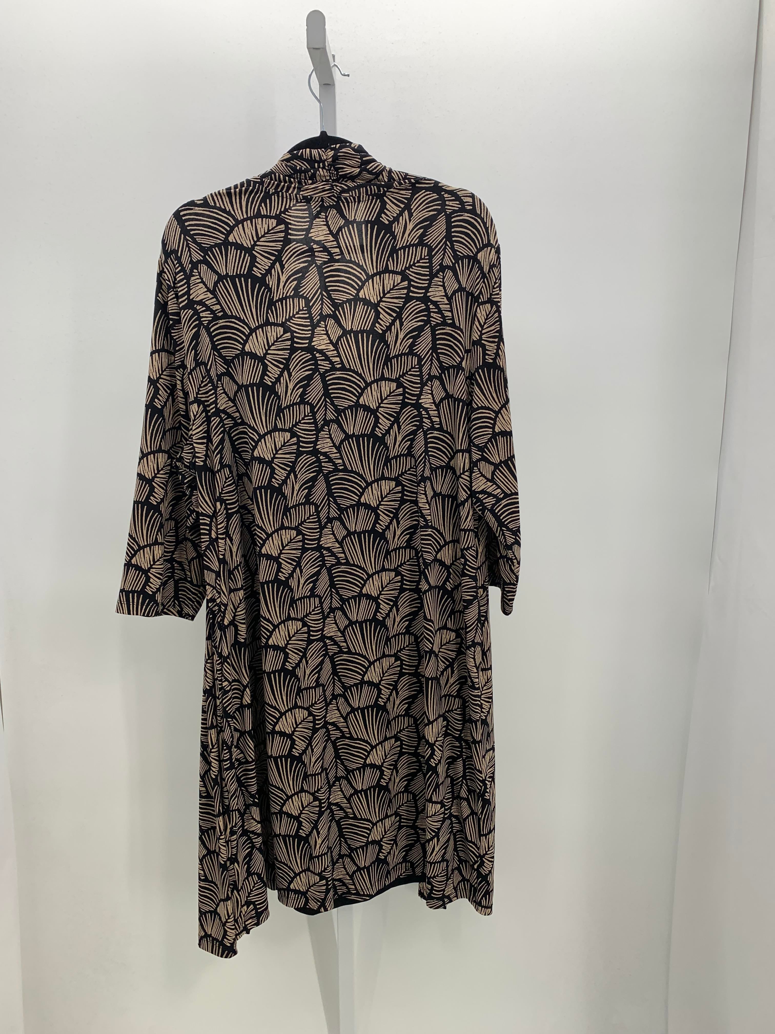 connected apparel Size 24 W Womens 3/4 Sleeve Dress
