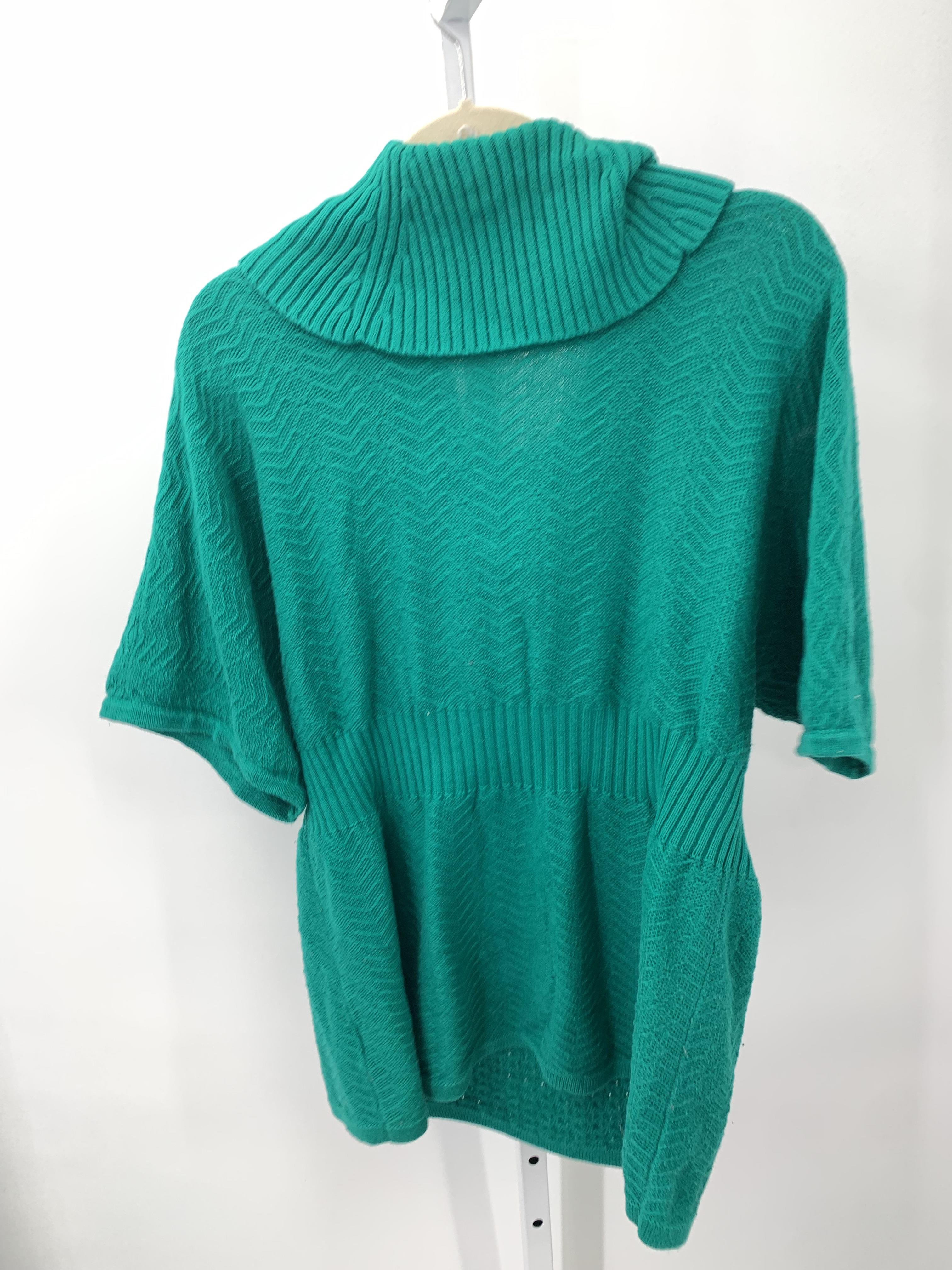 Style & Co. Size Medium Misses Short Slv Sweater