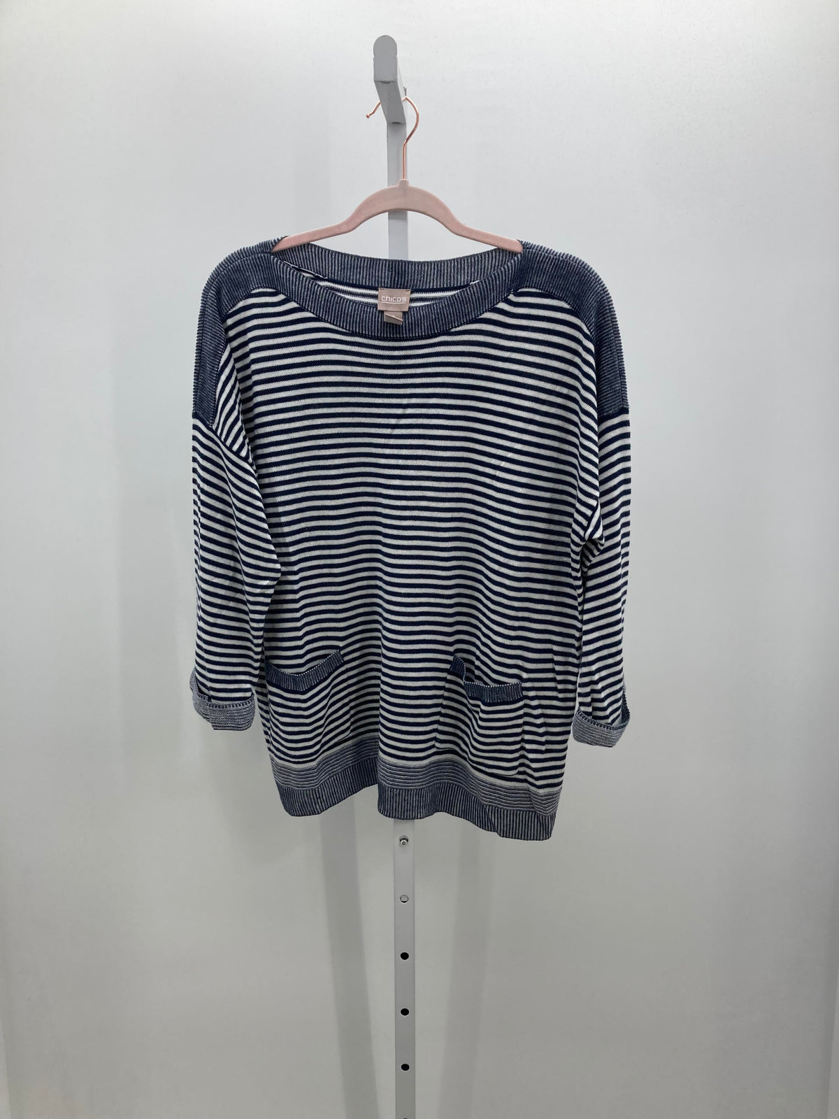Chico's Size Medium Misses 3/4 Sleeve Sweater