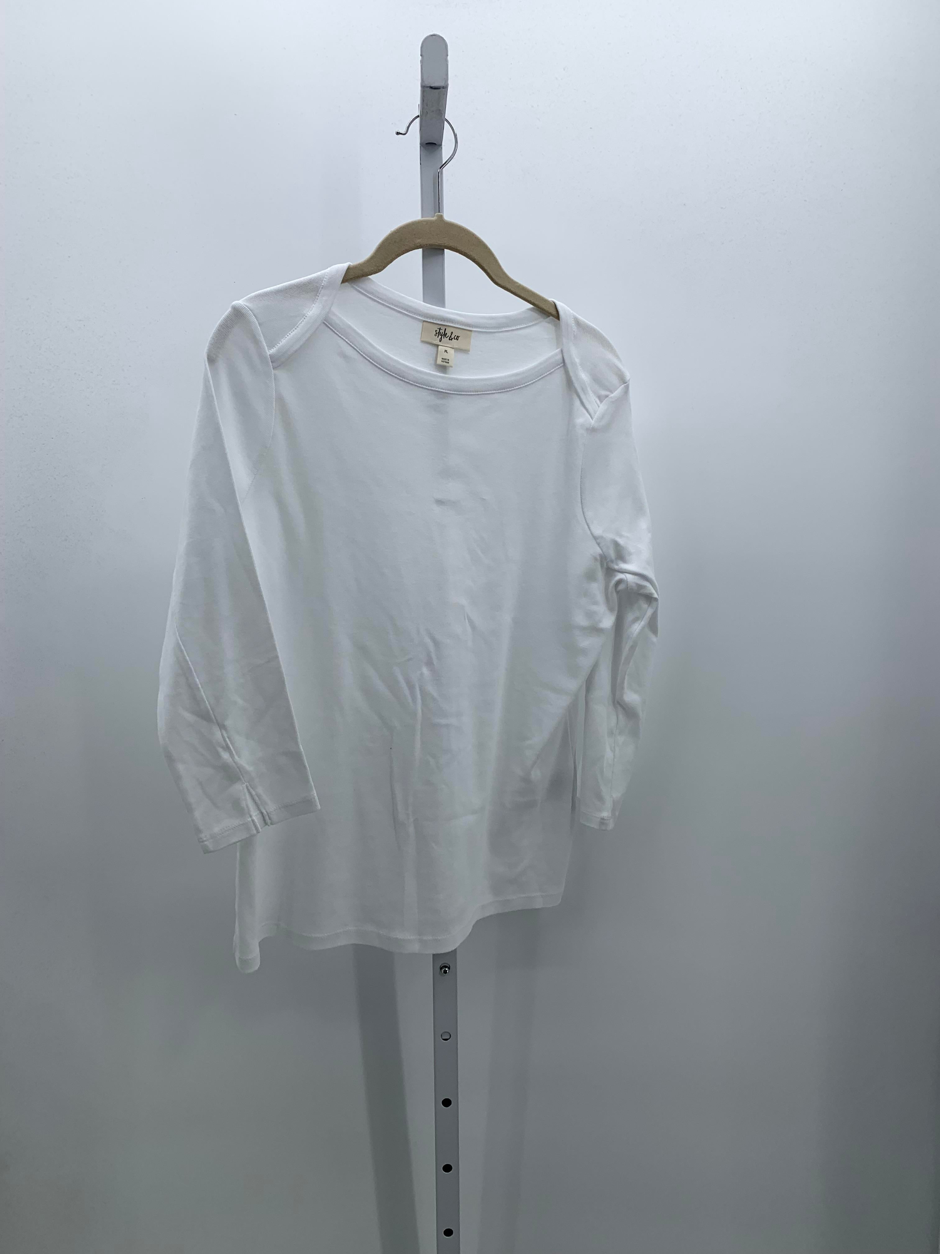 Style & Co. Size Large Petite Petite 3/4 Sleeve Shirt