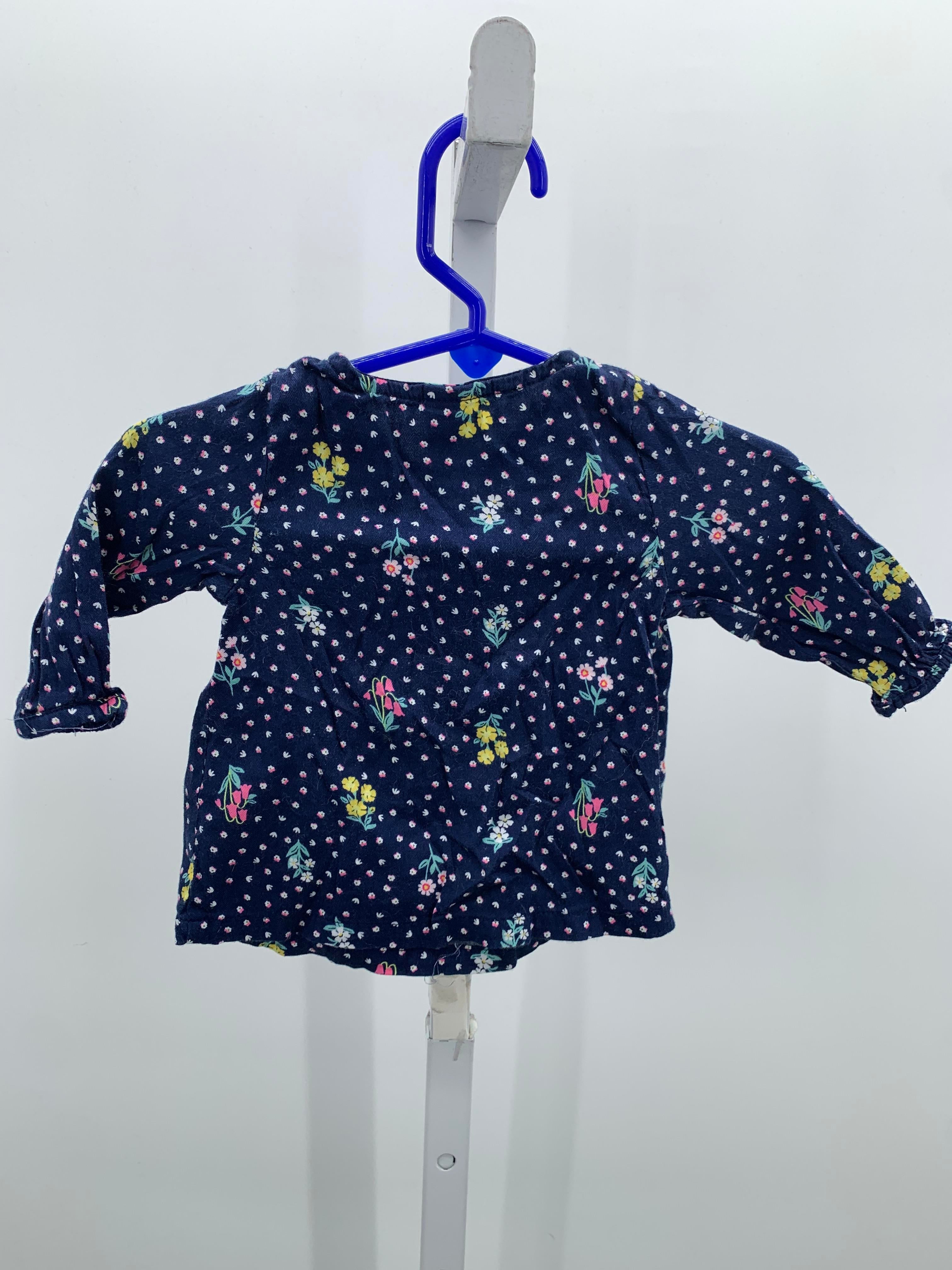 Carters Size 3 Months Girls Long Sleeve Shirt