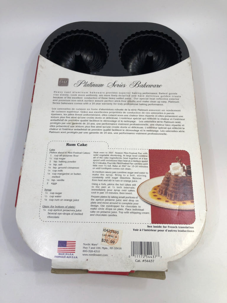 NEW MULTI MINI BUNDT PAN.