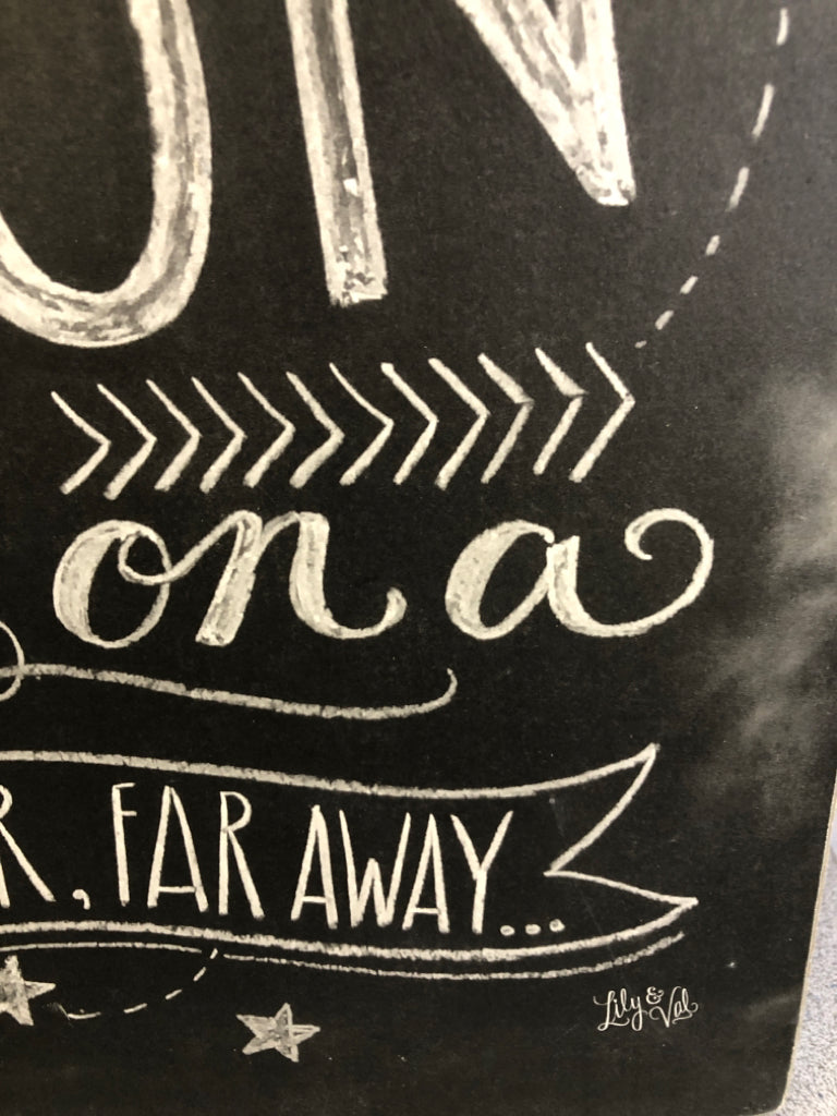 LET'S FLY TO THE MOON AND DANCE WALL HANGING.