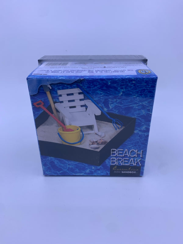 BEACH BREAK MINI SAND BOX NEW IN BOX.