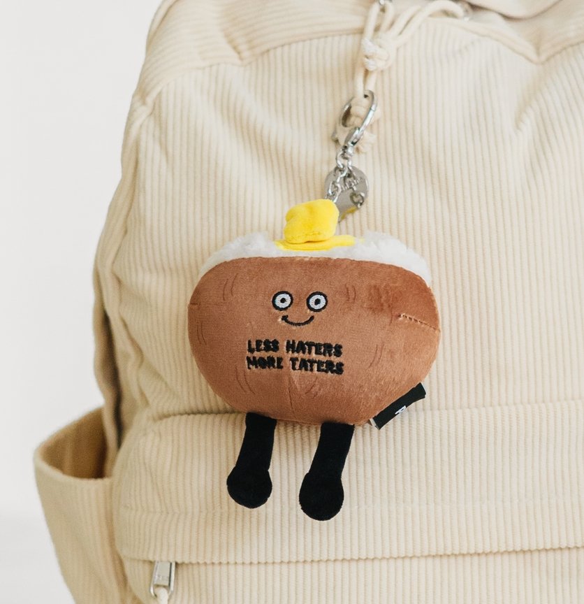New Potato Cute Haters Bag Charm Plush