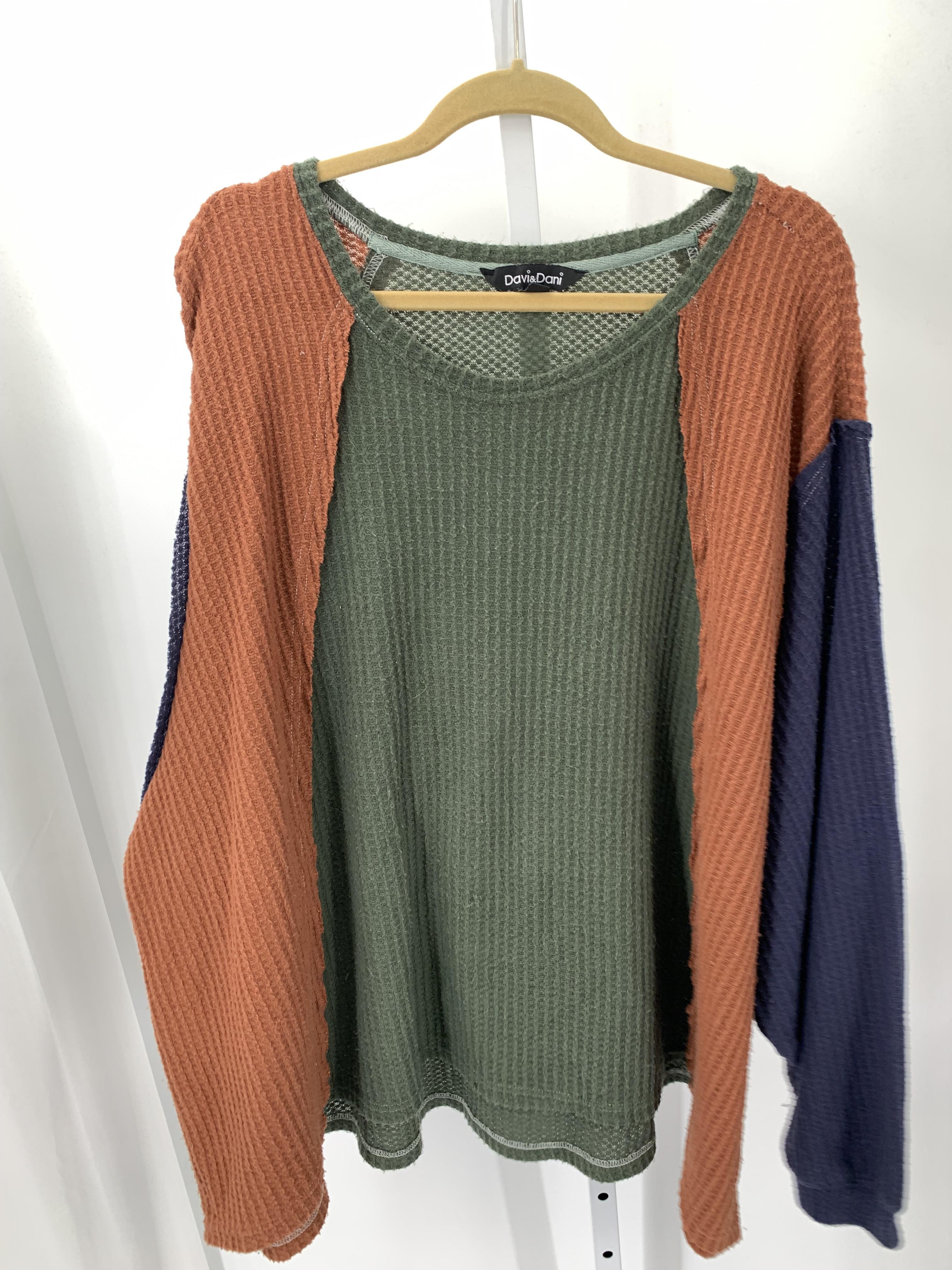 Size 3X Womens Long Sleeve Shirt
