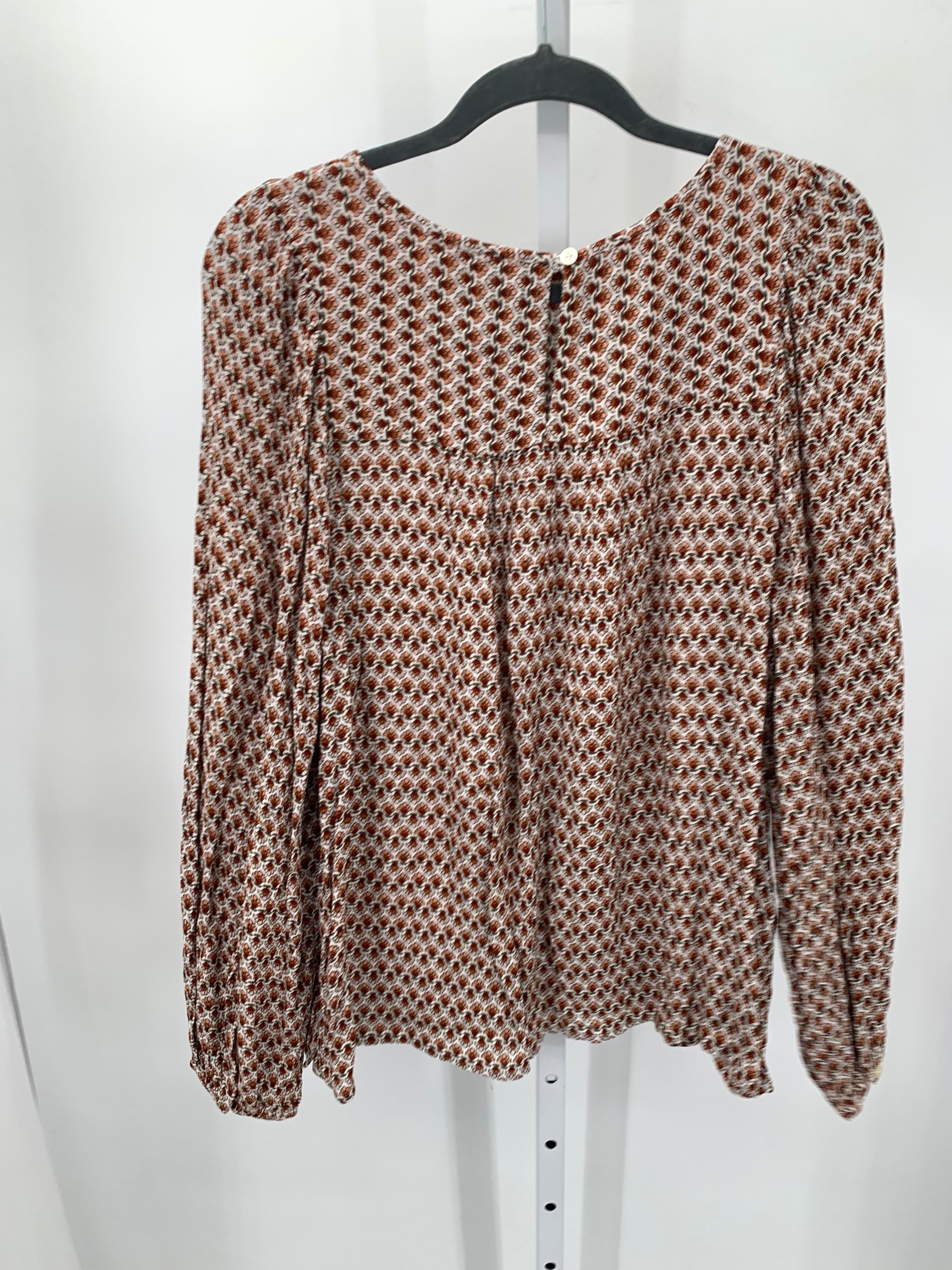 Loft Size Large Misses Long Sleeve Shirt
