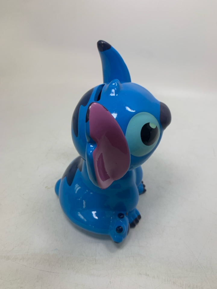STITCH EARS UP CERAMIC FIGURE COIN PIGGY BANK.