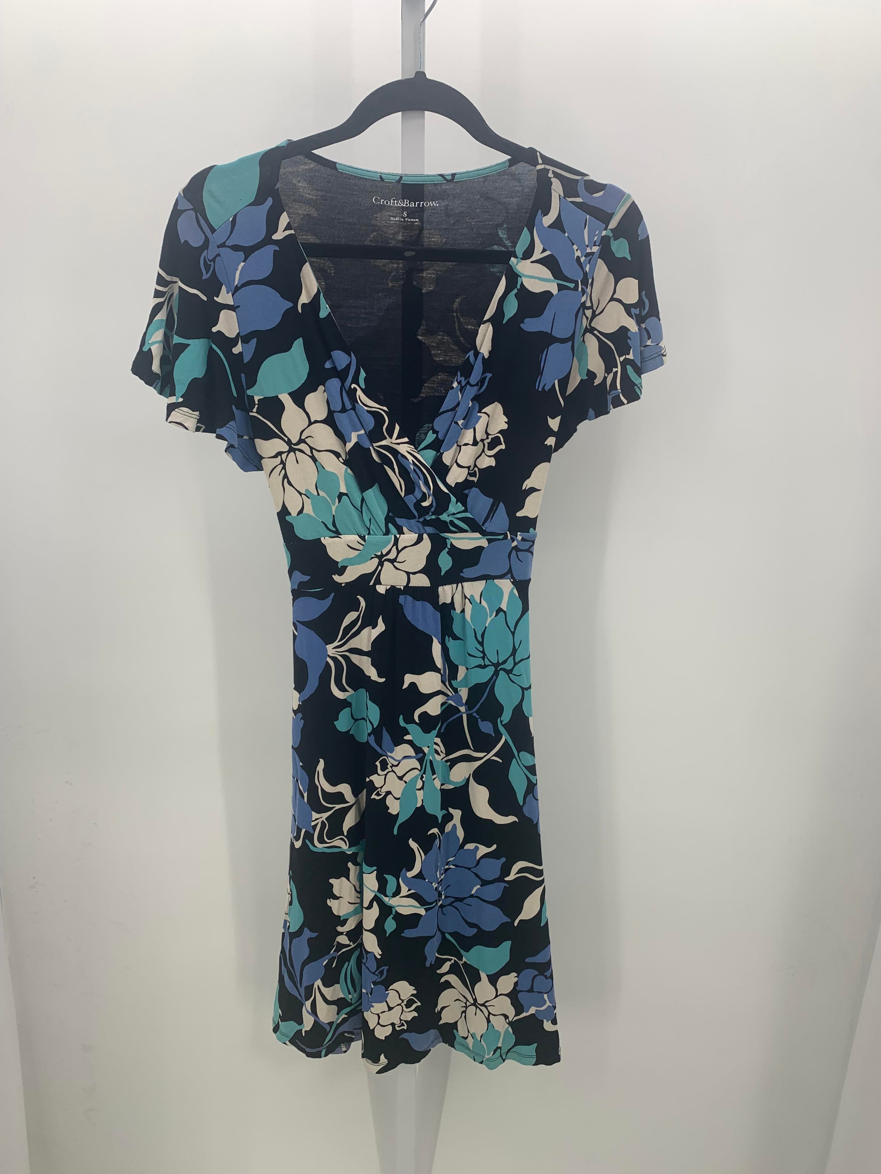 Croft & Barrow Size Small Misses Short Sleeve Dress