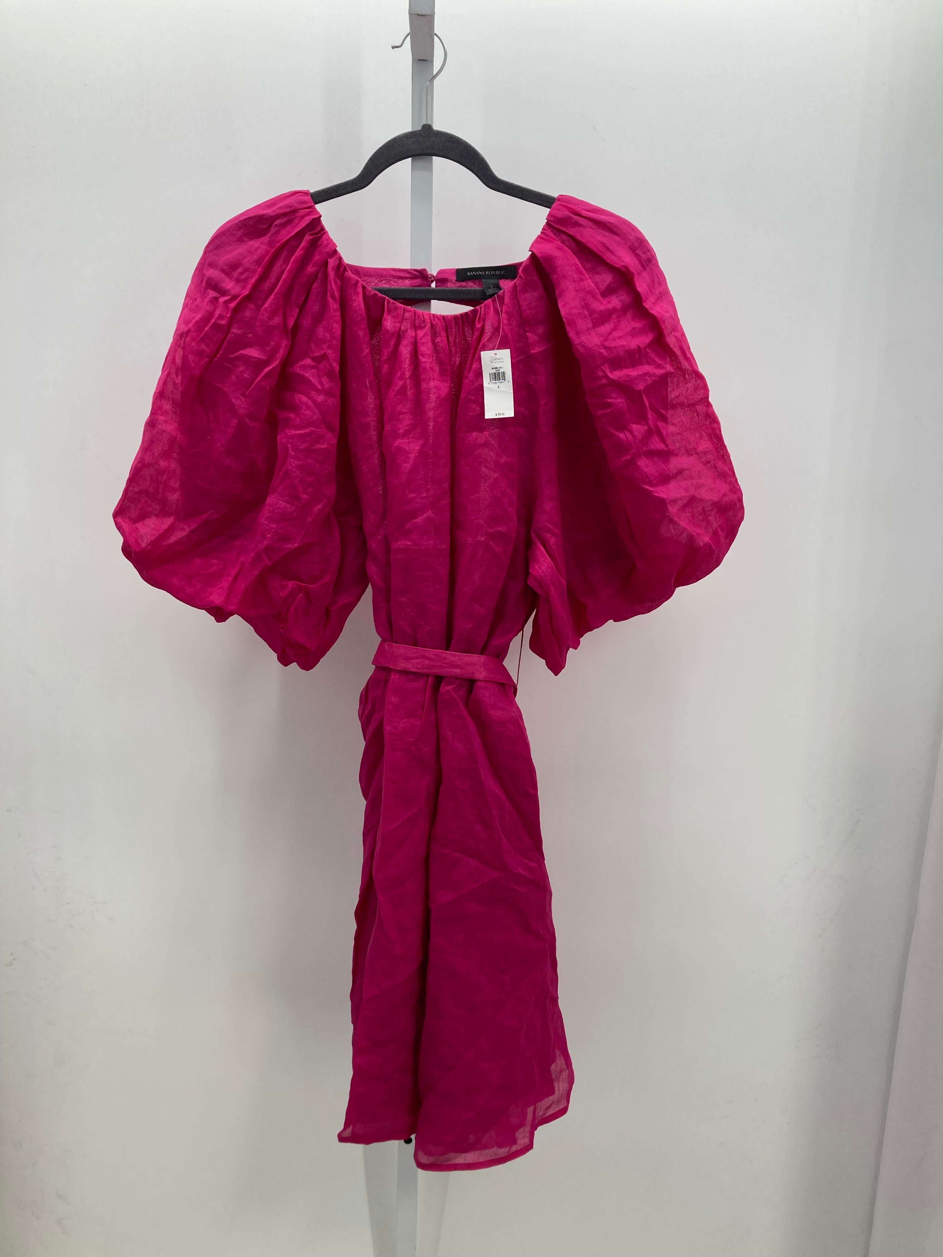 Banana Republic Size Large Misses Short Sleeve Dress