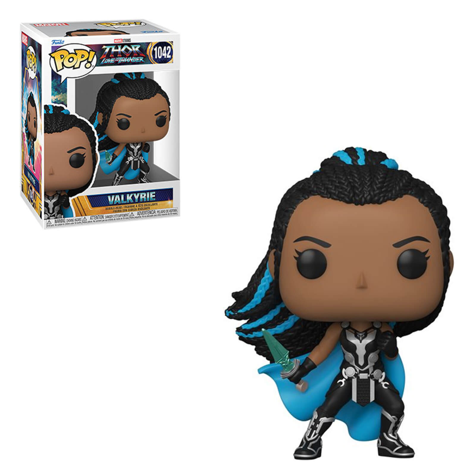 Funko Pop! Marvel: Thor Love and Thunder - Valkyrie Vinyl Bobblehead -