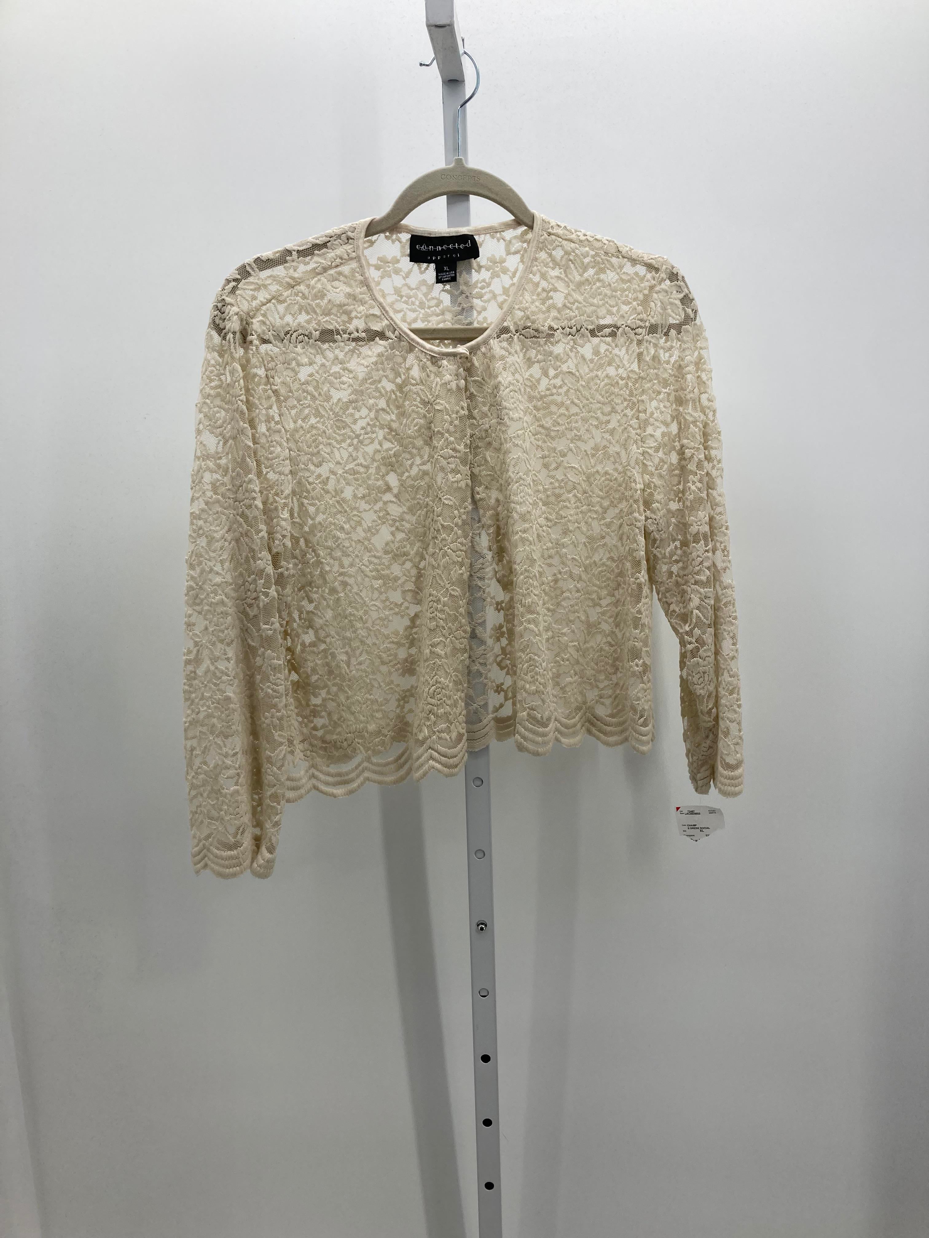 connected apparel Size Extra Large Misses Cardigan