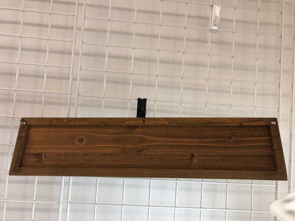 A MANS HOME IS HIS CASTLE WOOD WALL HANGING.