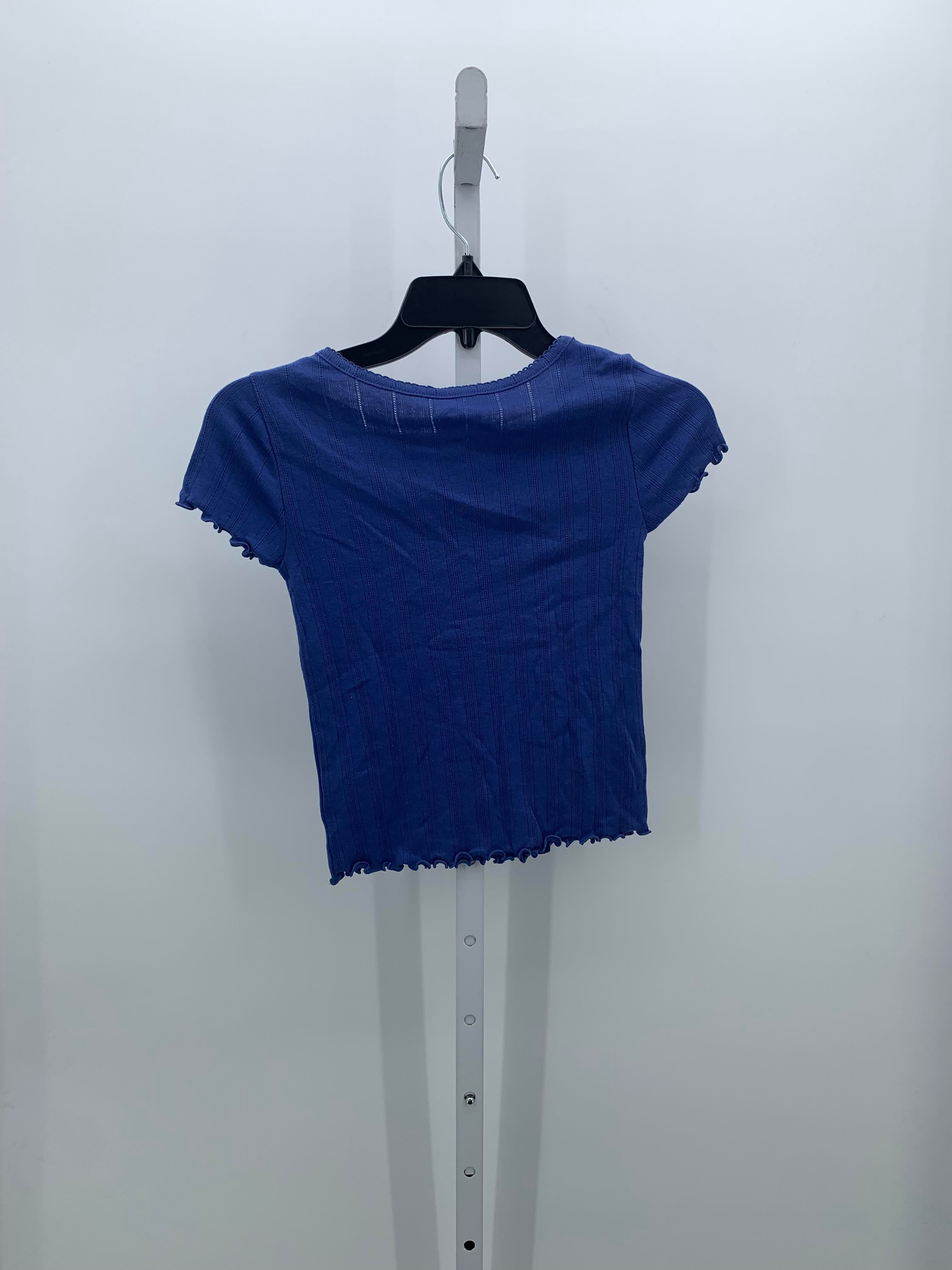 Wonder Nation Size 7-8 Girls Short Sleeve Shirt