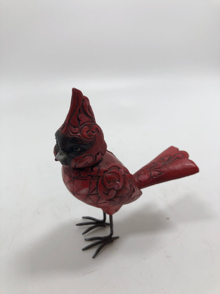 JIM SHORE RESIN CARDINAL FIGURE.