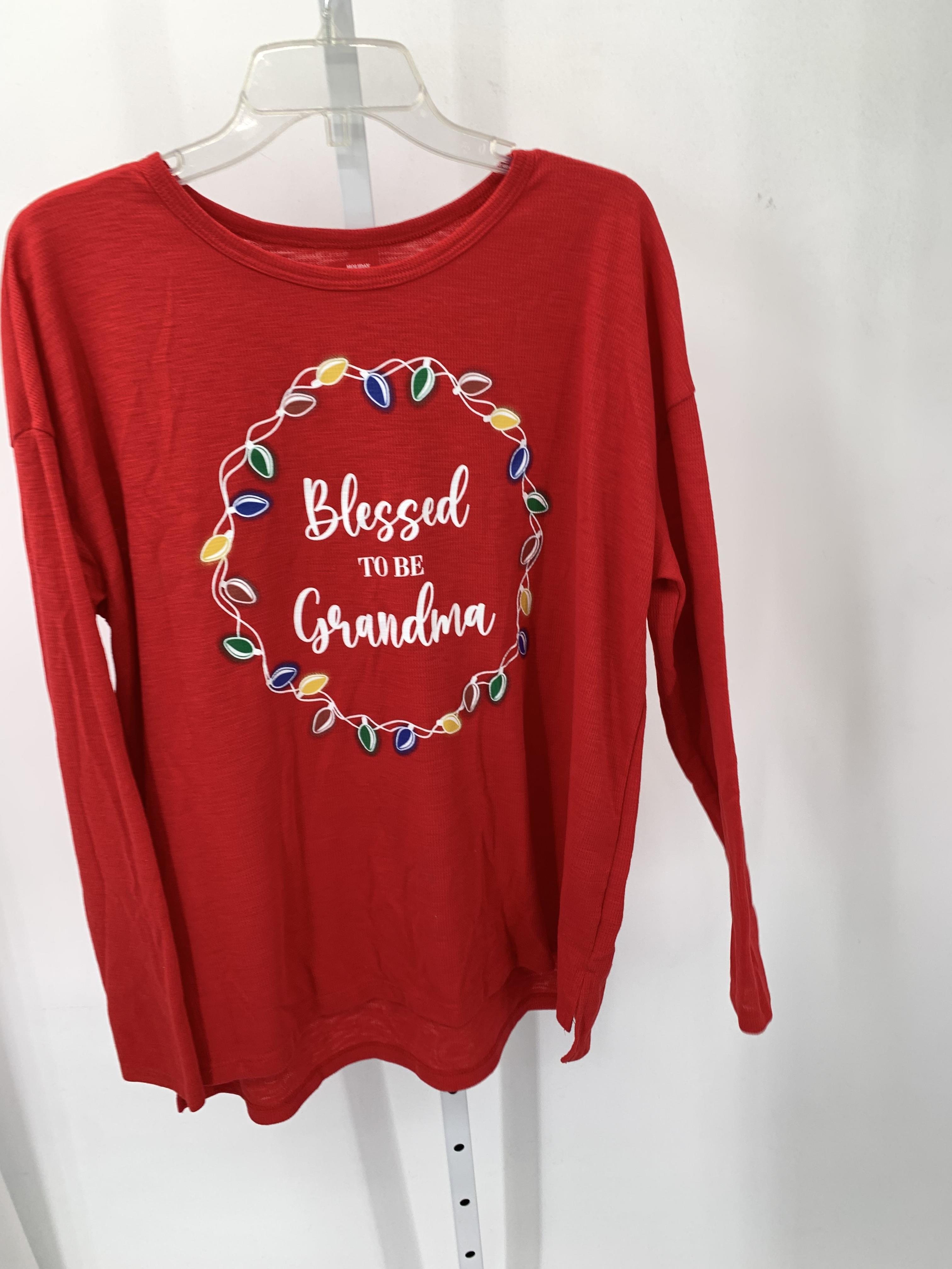LONG SLV SHIRT BLESSED TO BE GRANDMA