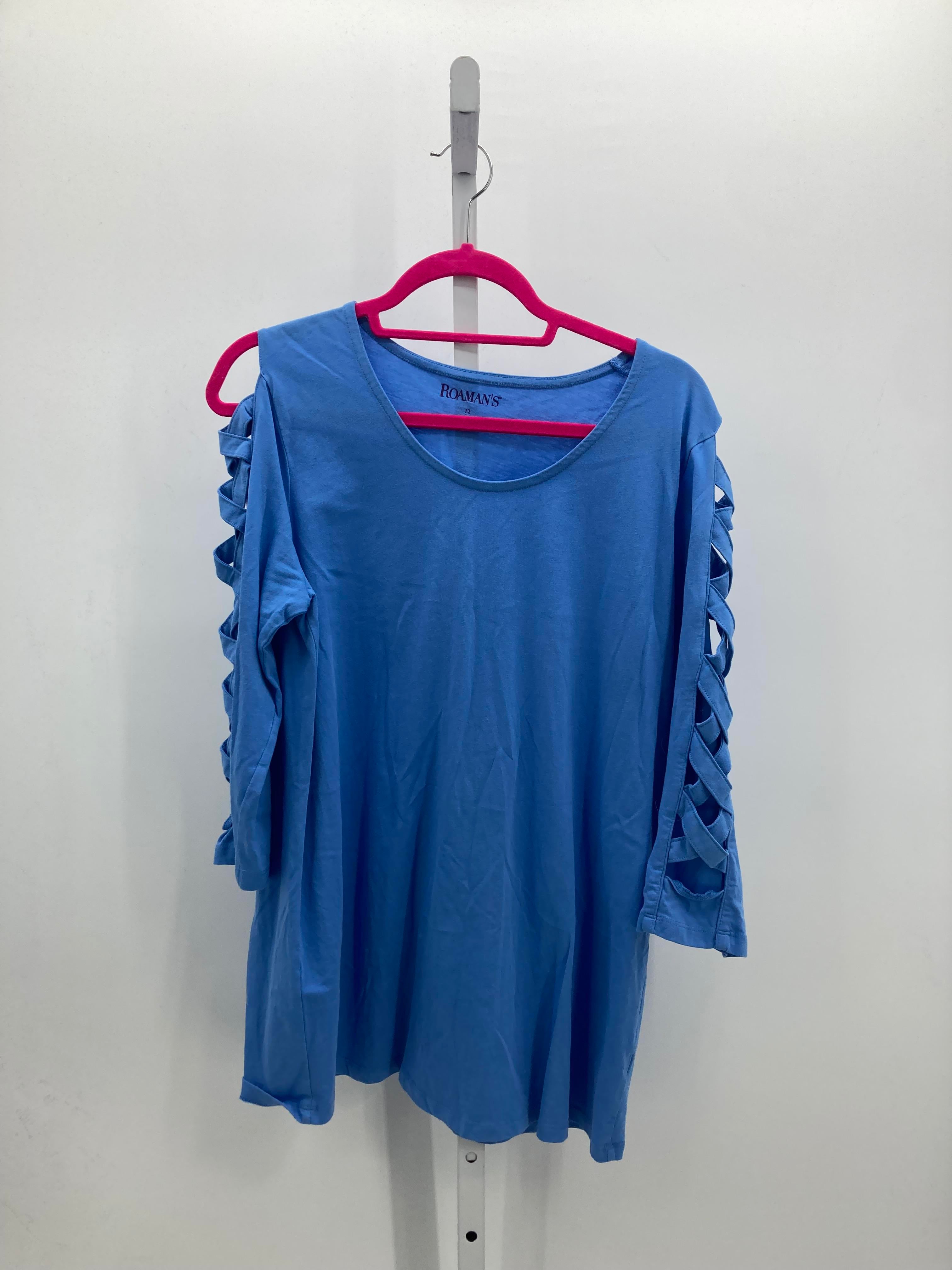 Roaman's Size 12 Misses 3/4 Sleeve Shirt