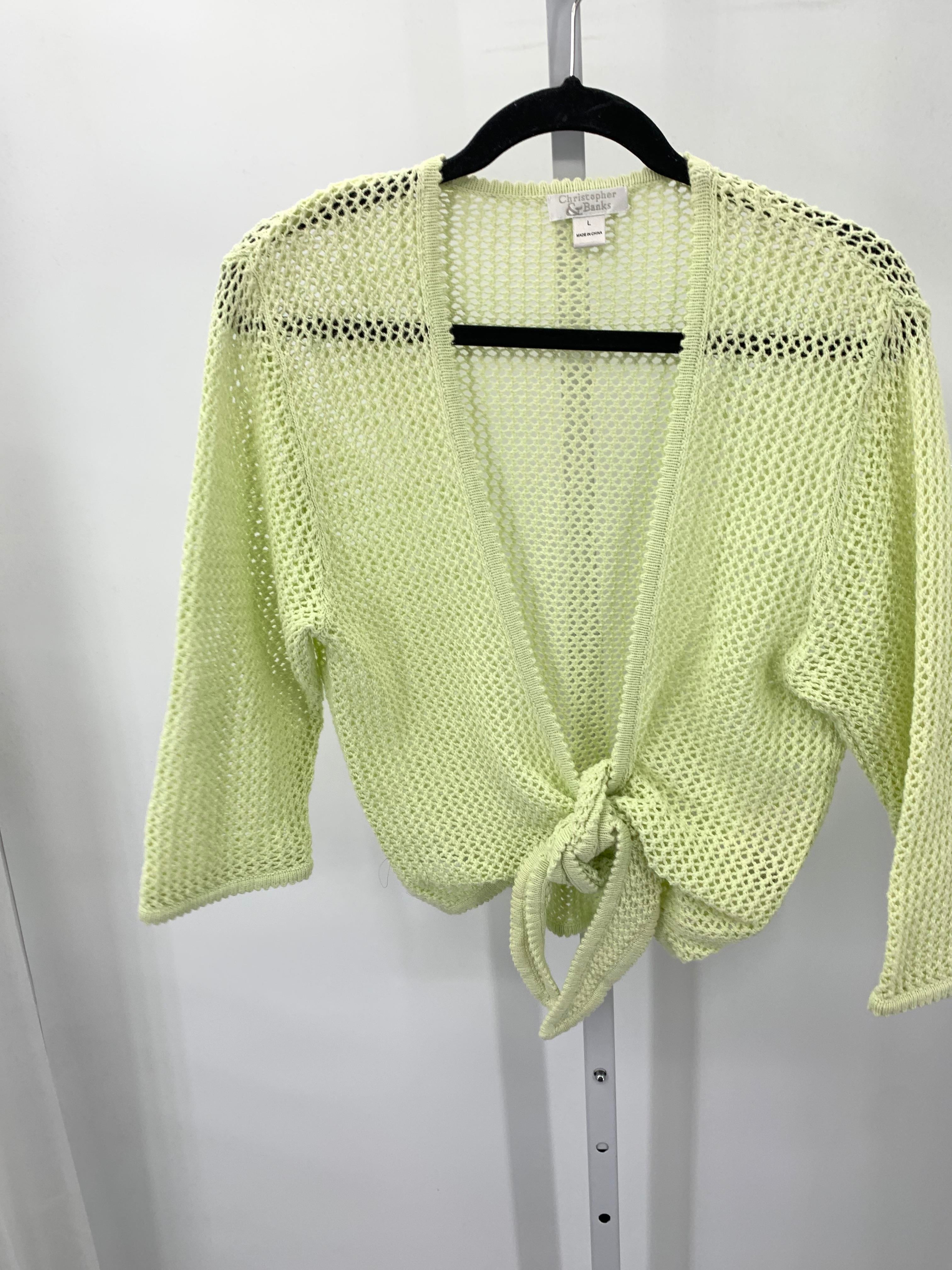Christopher & Banks Size Large Misses 3/4 Sleeve Sweater