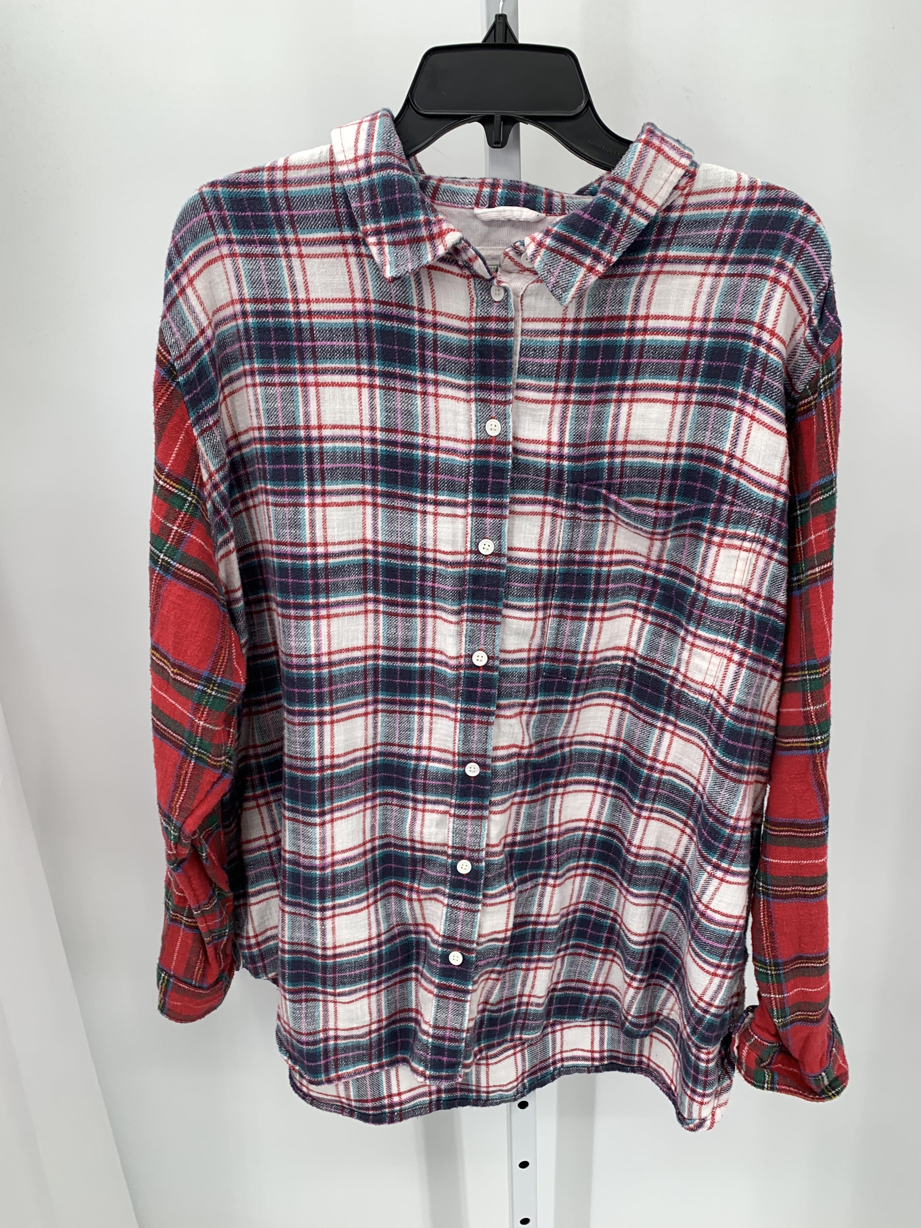 American Eagle Size Extra Large Juniors Long Sleeve Shirt