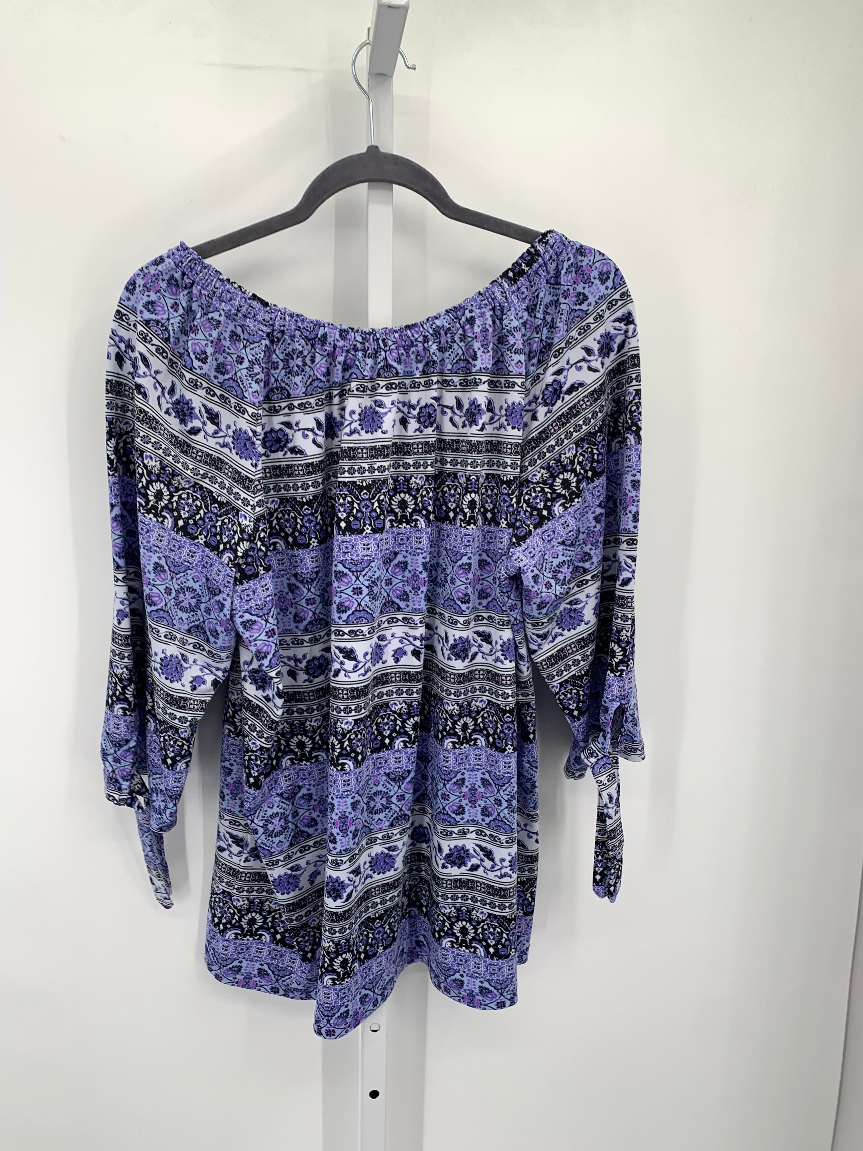 Size Extra Large Misses 3/4 Sleeve Shirt