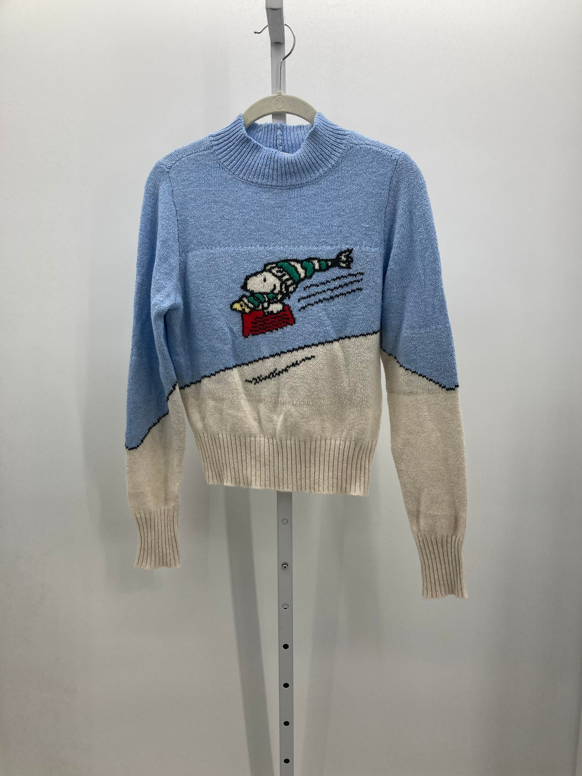 LONG SLV SWEATER SNOOPY AND WOODSTOCK