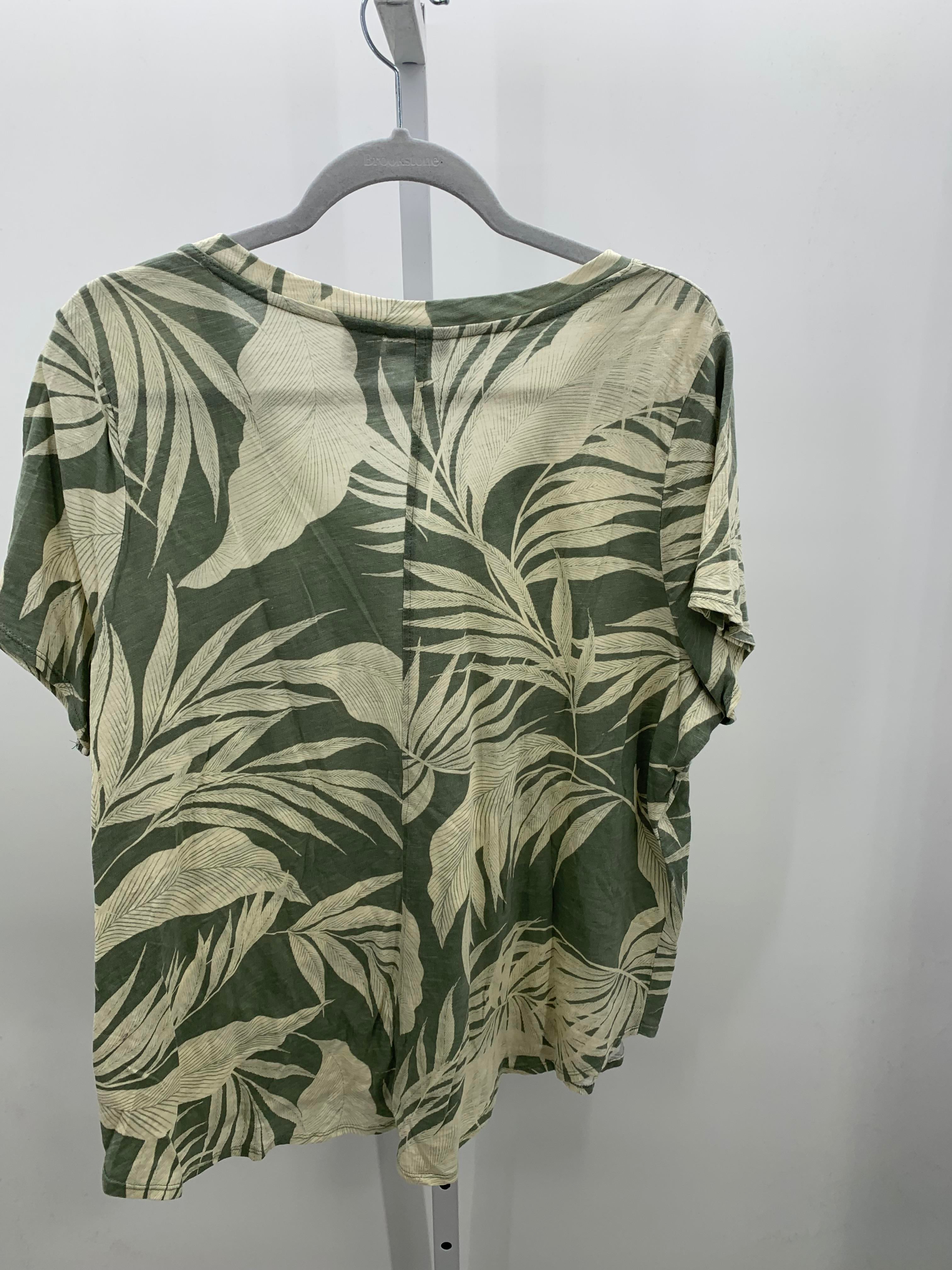Tahari Size 10 Womens Short Sleeve Shirt