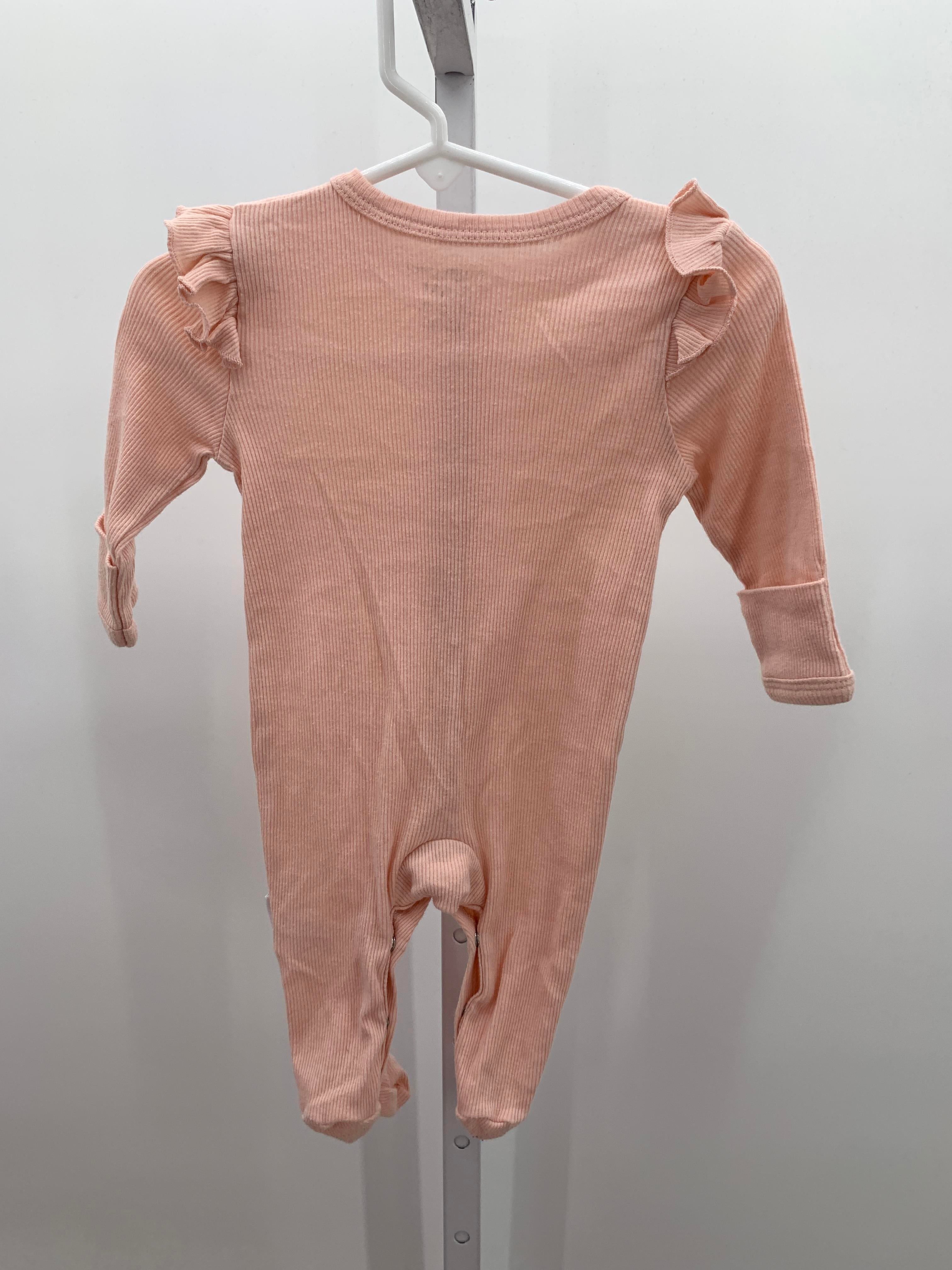 Shabby Chic Size 3-6 Months Girls Long Slv. Romper