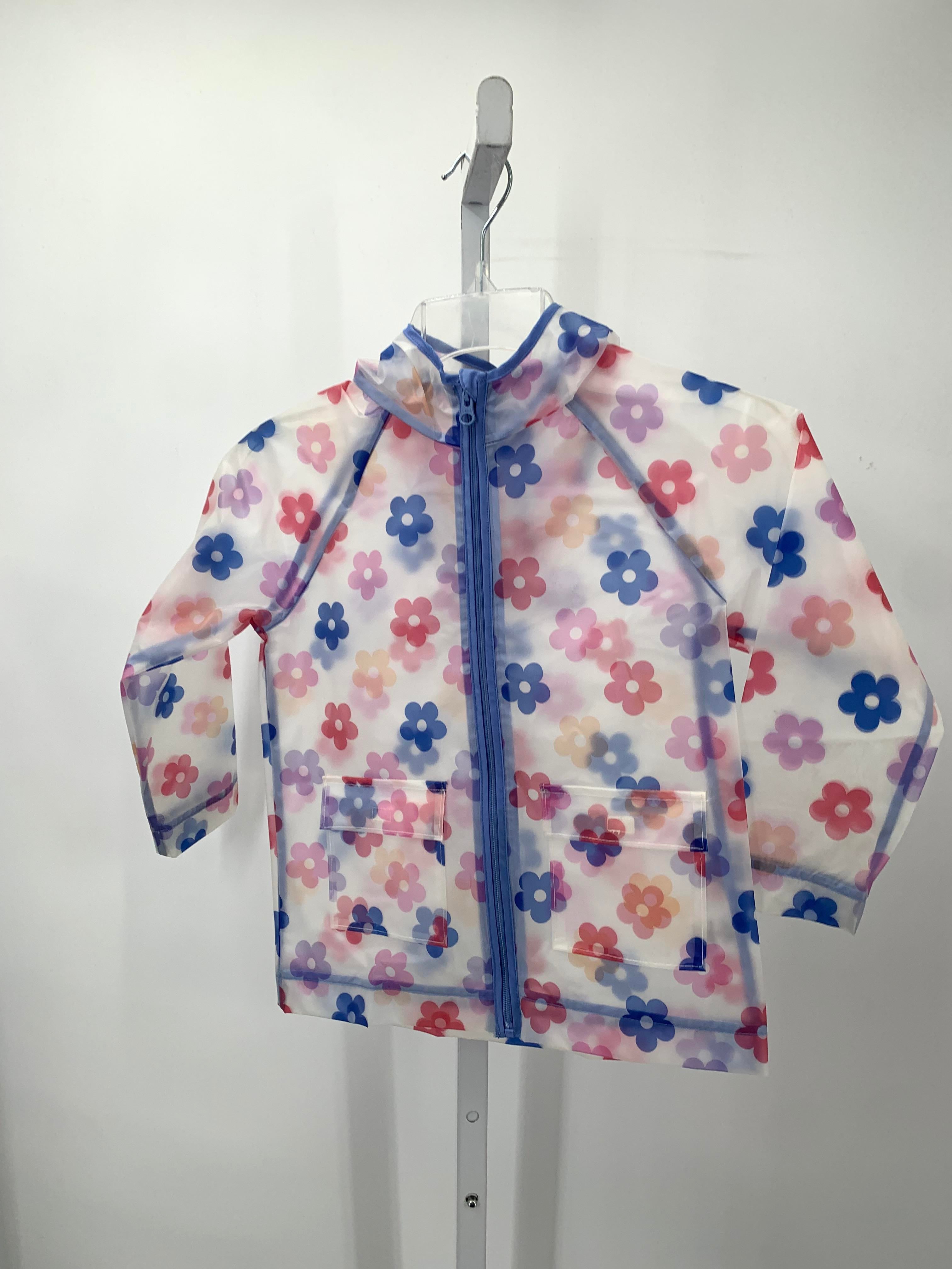 Wonder Nation Size 5T Girls Rain Coat