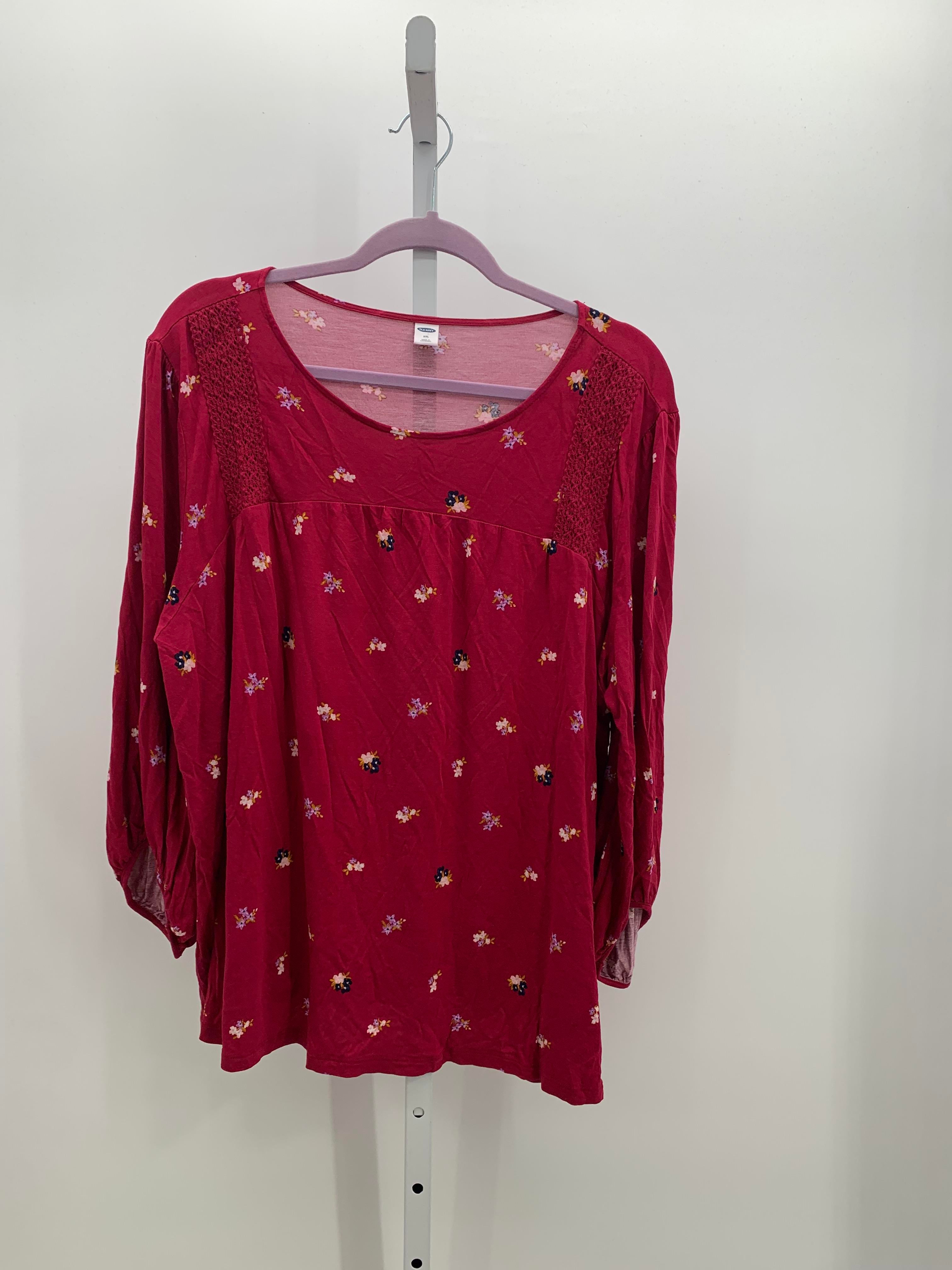 Old Navy Size XXL Misses 3/4 Sleeve Shirt
