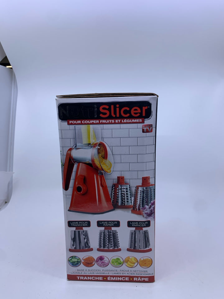 NIB NUTRISLICER VEG/FRUIT SLICER.