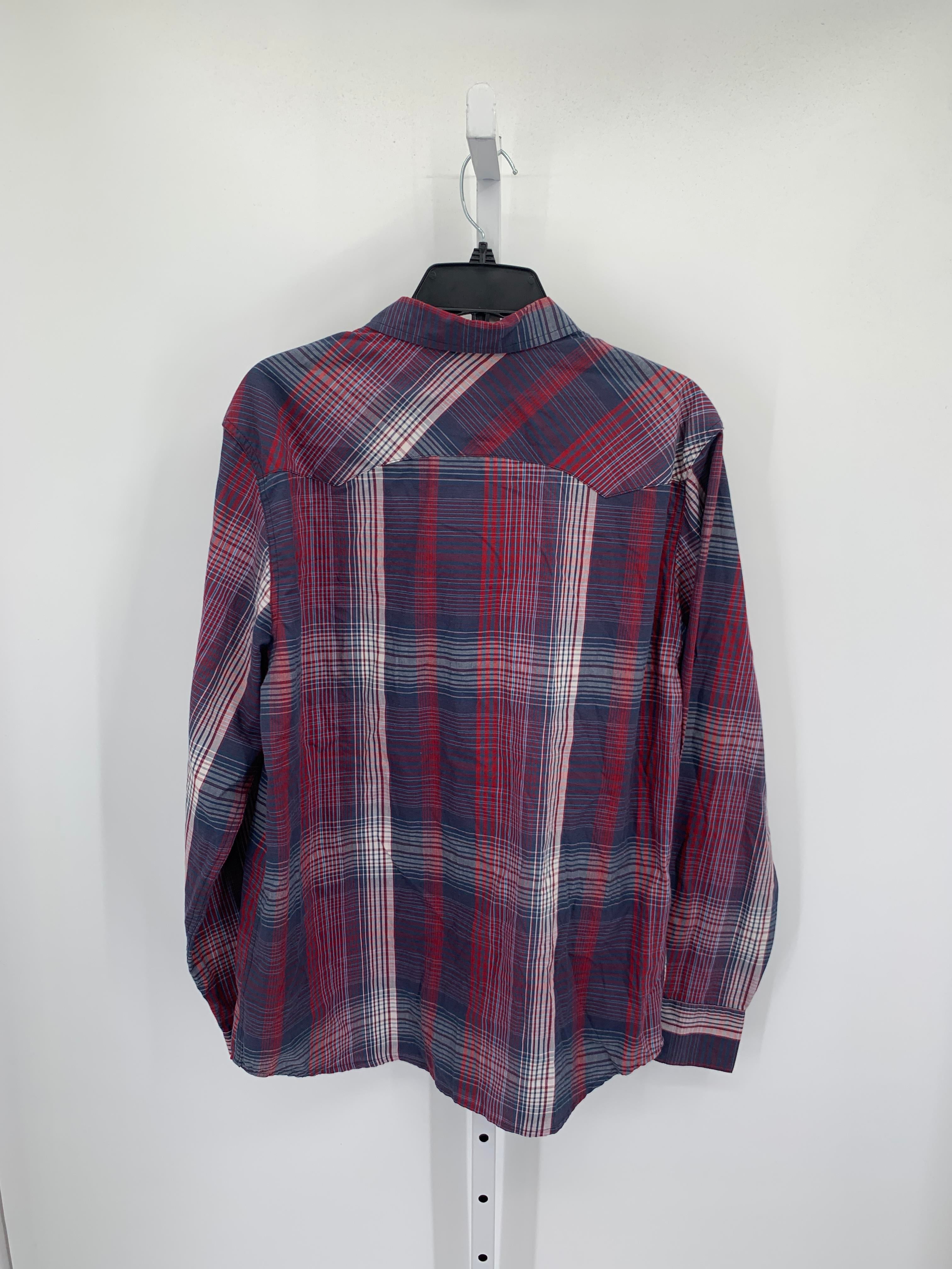 NEW RED PLAID BUTTON DOWN