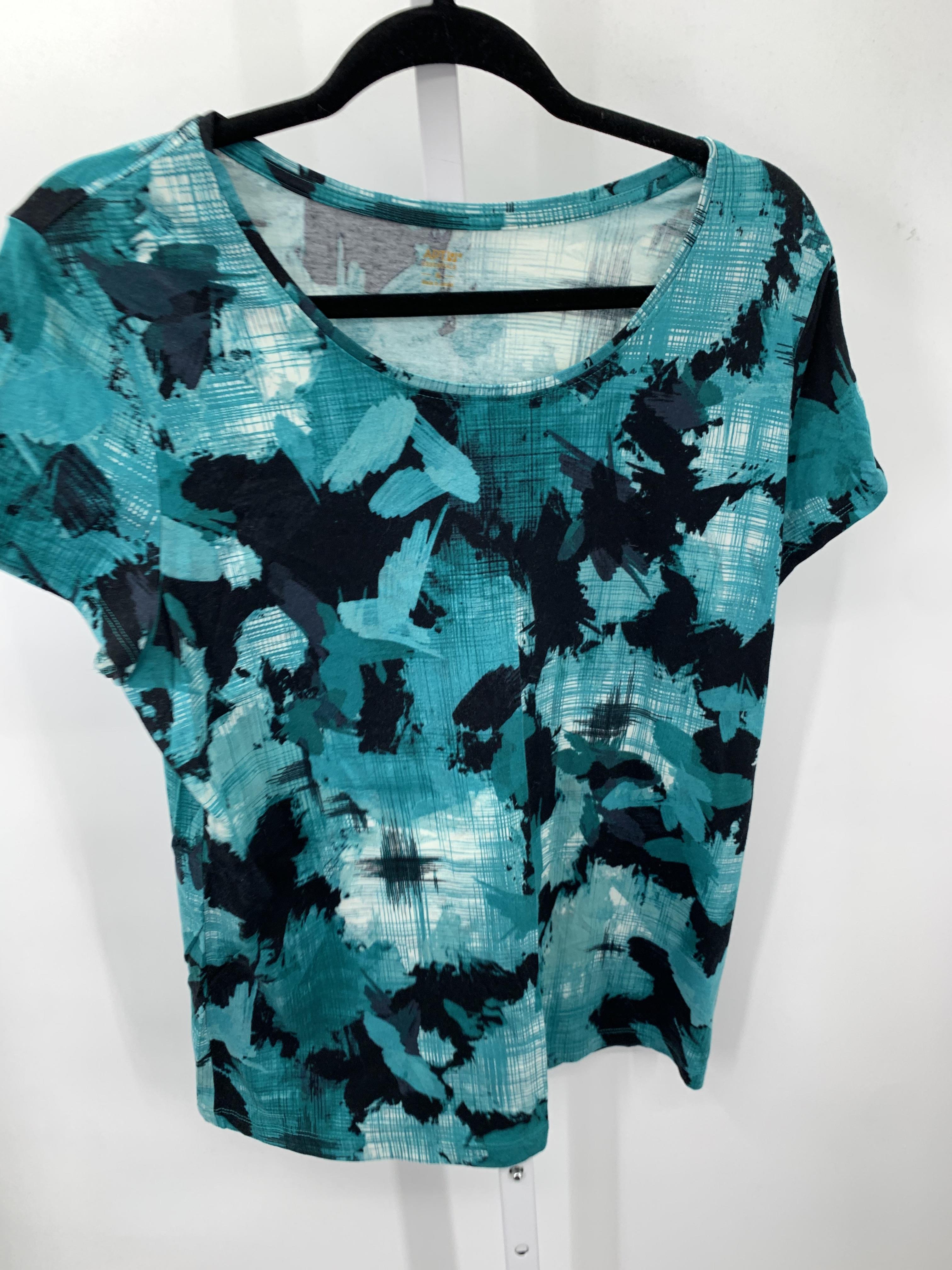 Apt. 9 Size Extra Large Misses Short Sleeve Shirt