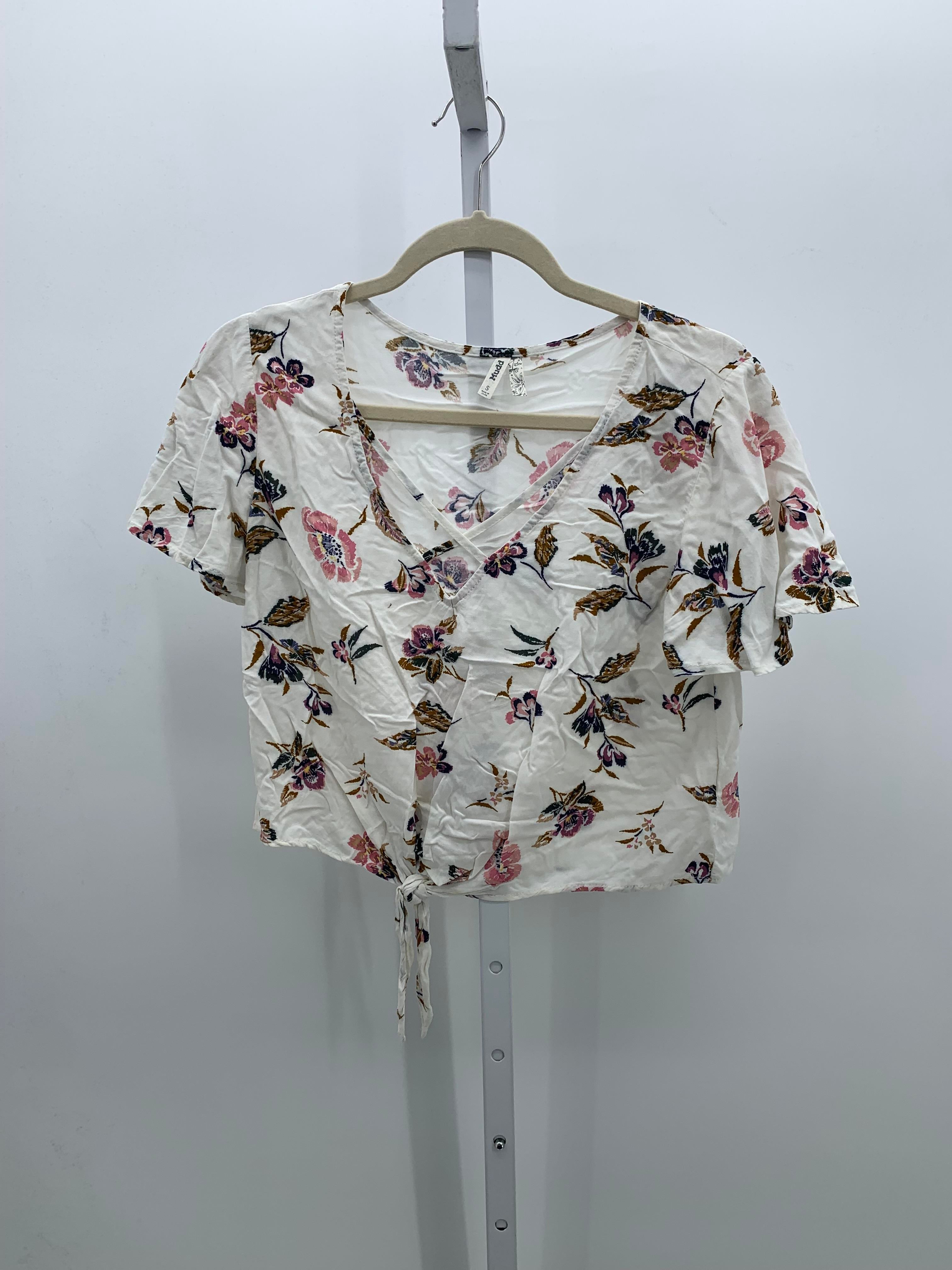 Mudd Size Small Juniors Short Sleeve Shirt