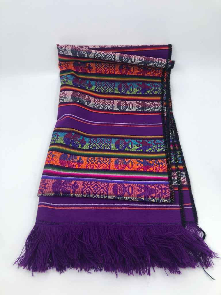 BOHEMIAN BRIGHT COLORS TABLE RUNNER.