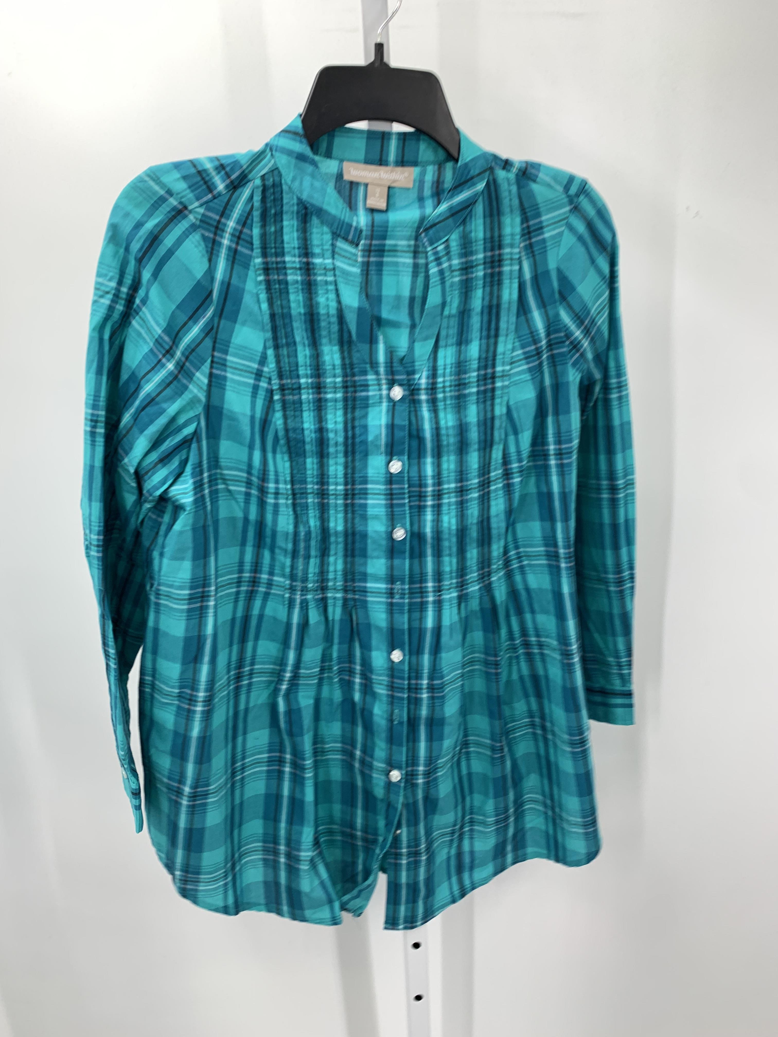 Woman Within Size Small Misses Long Sleeve Shirt