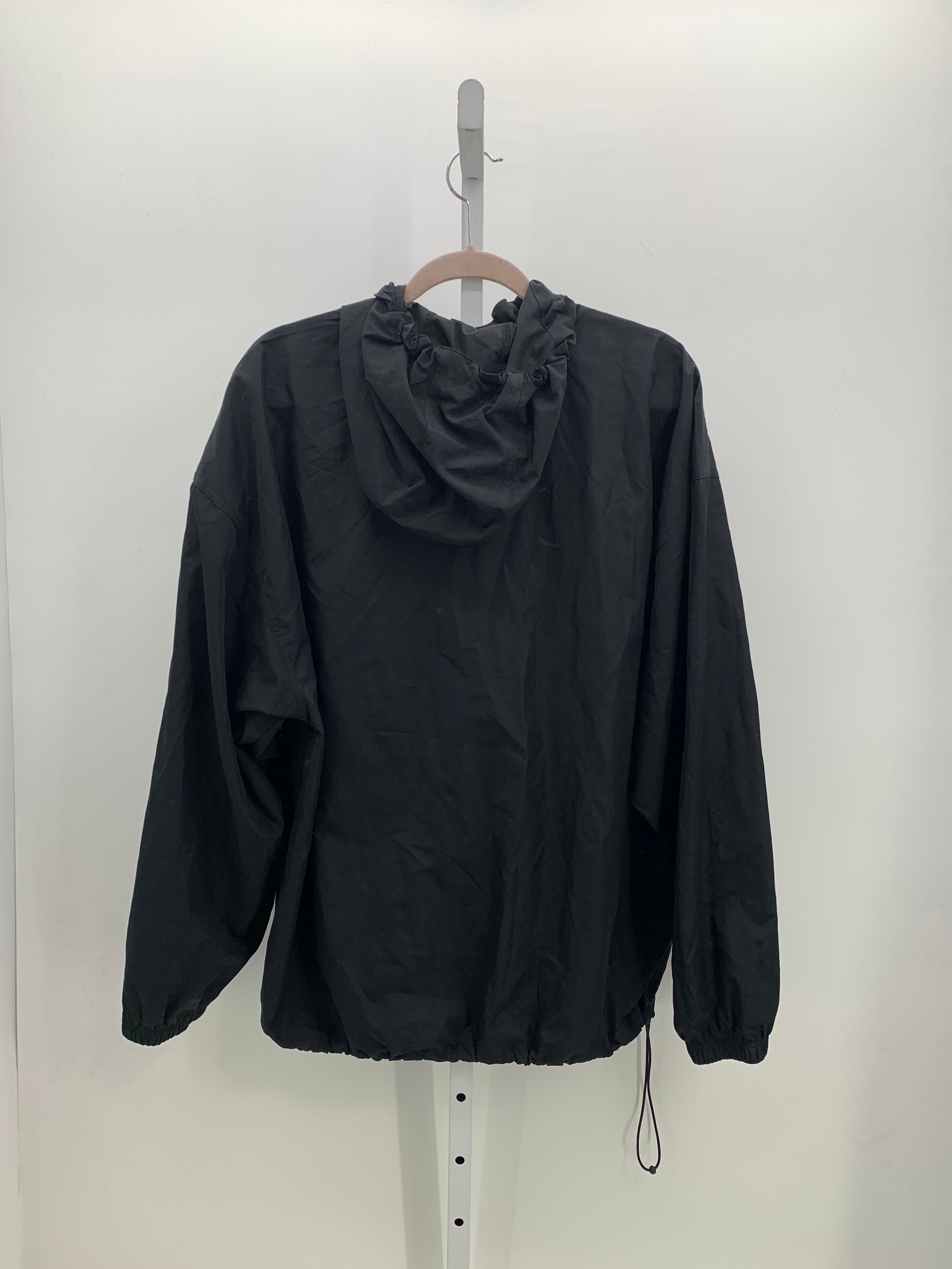 HOODED PARTIAL ZIP PULL OVER